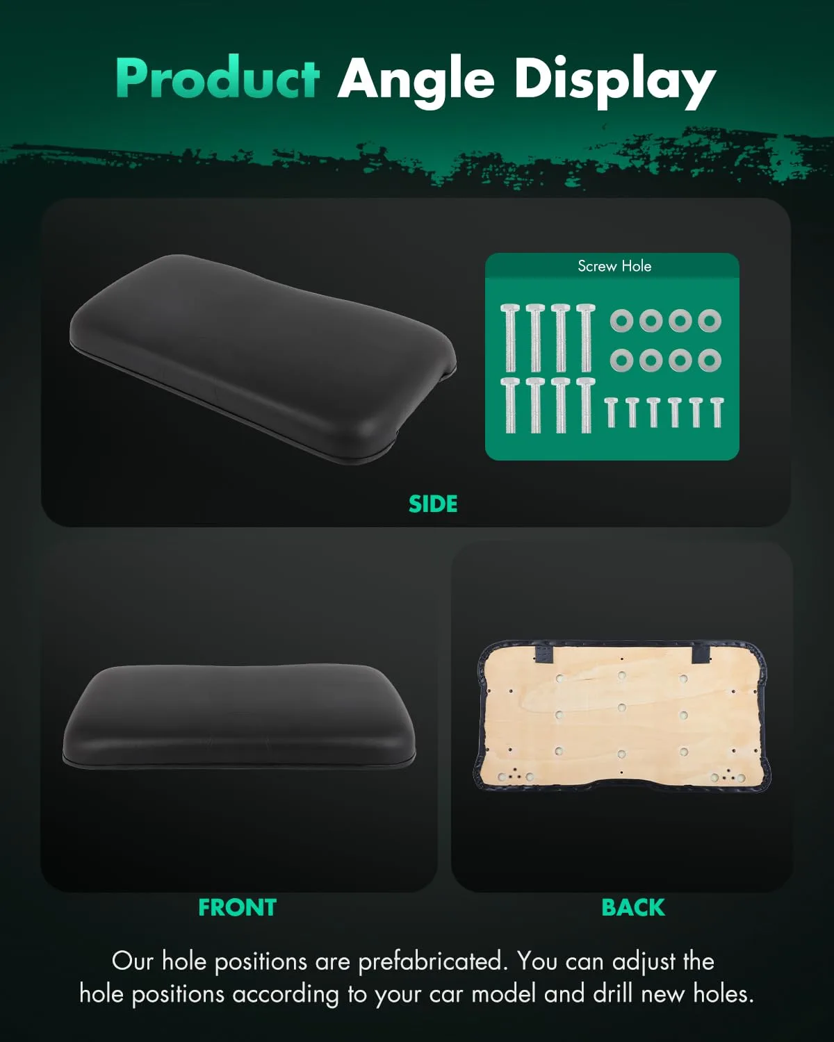 SCITOO Front Seat Bottom Cushion for E-Z-GO RXV 2008+ image 3