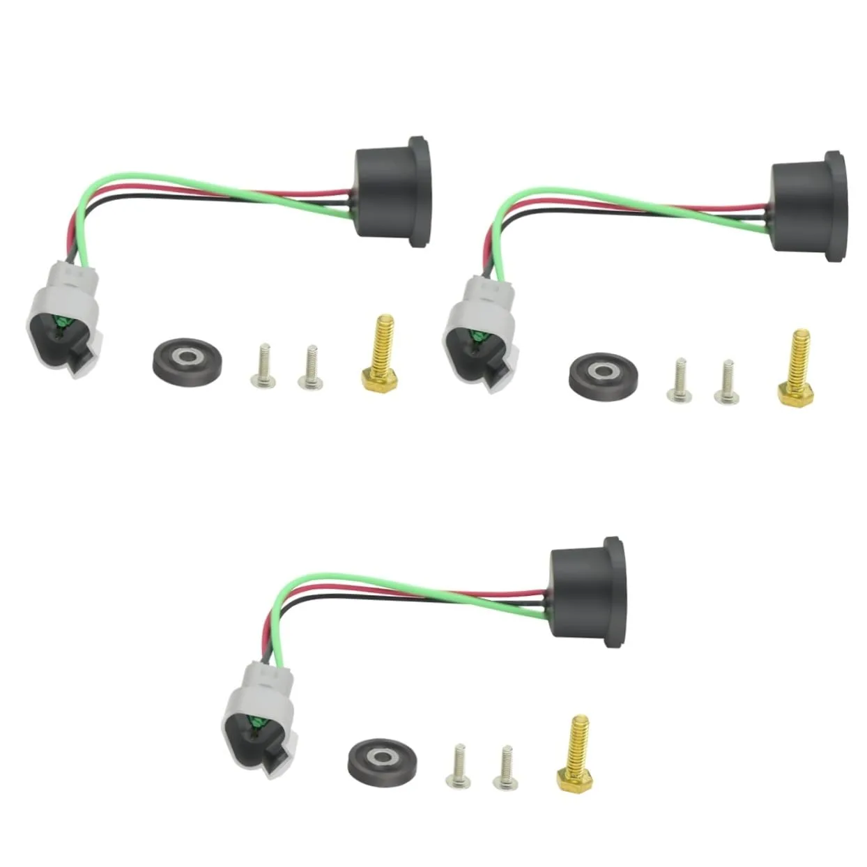 Happyyami Golf Cart Speed Sensor 3-Set — Plastic, Black