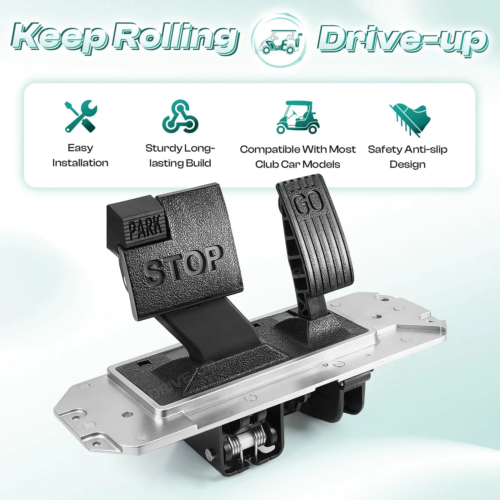 DRIVE UP Club Car Pedal Assembly with Conversion Kit DU00148 image 2