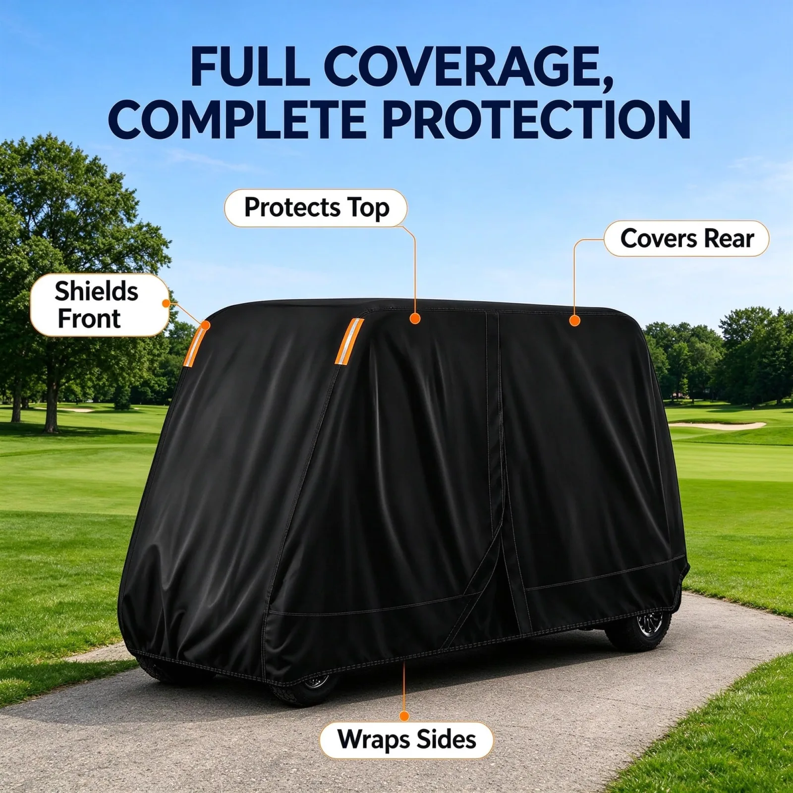 Evolution Classic 6 Plus Golf Cart Cover 2020-2026 image 4