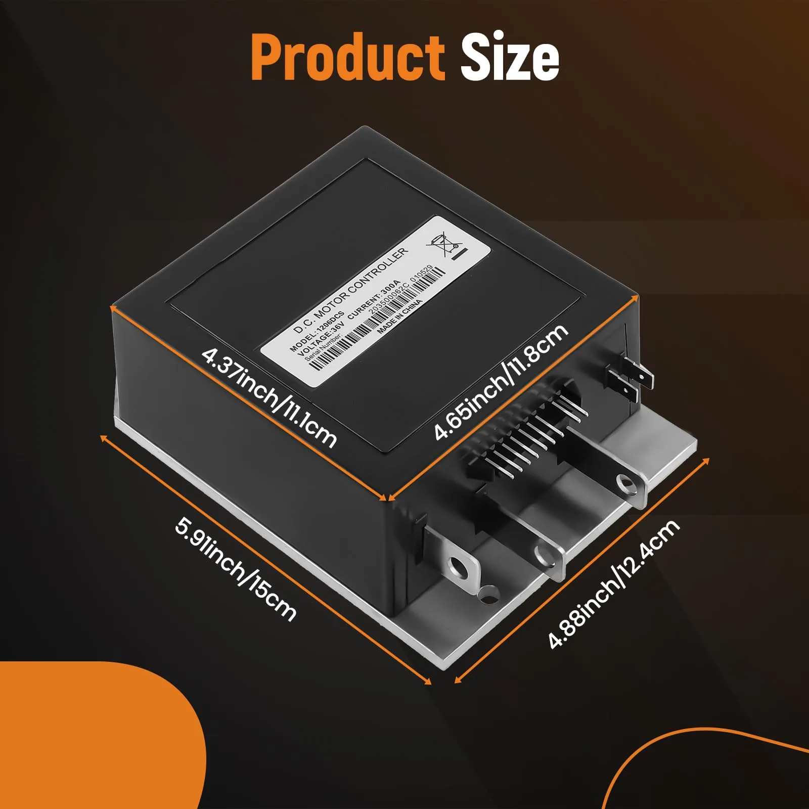 36V 300A Controller for E-Z-GO TXT Medalist 1994-2000 image 4