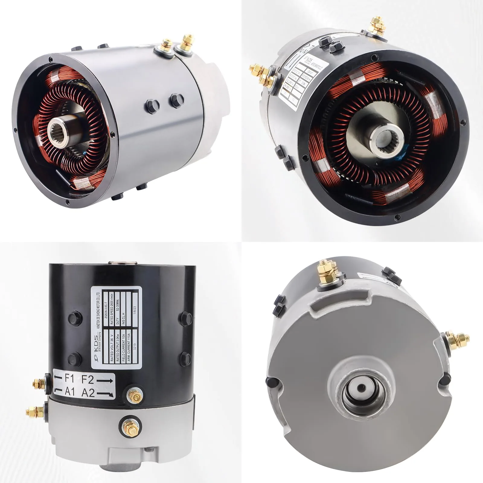 PARTAYOZAS 36V Motor for E-Z-GO TXT PDS Golf Carts image 3