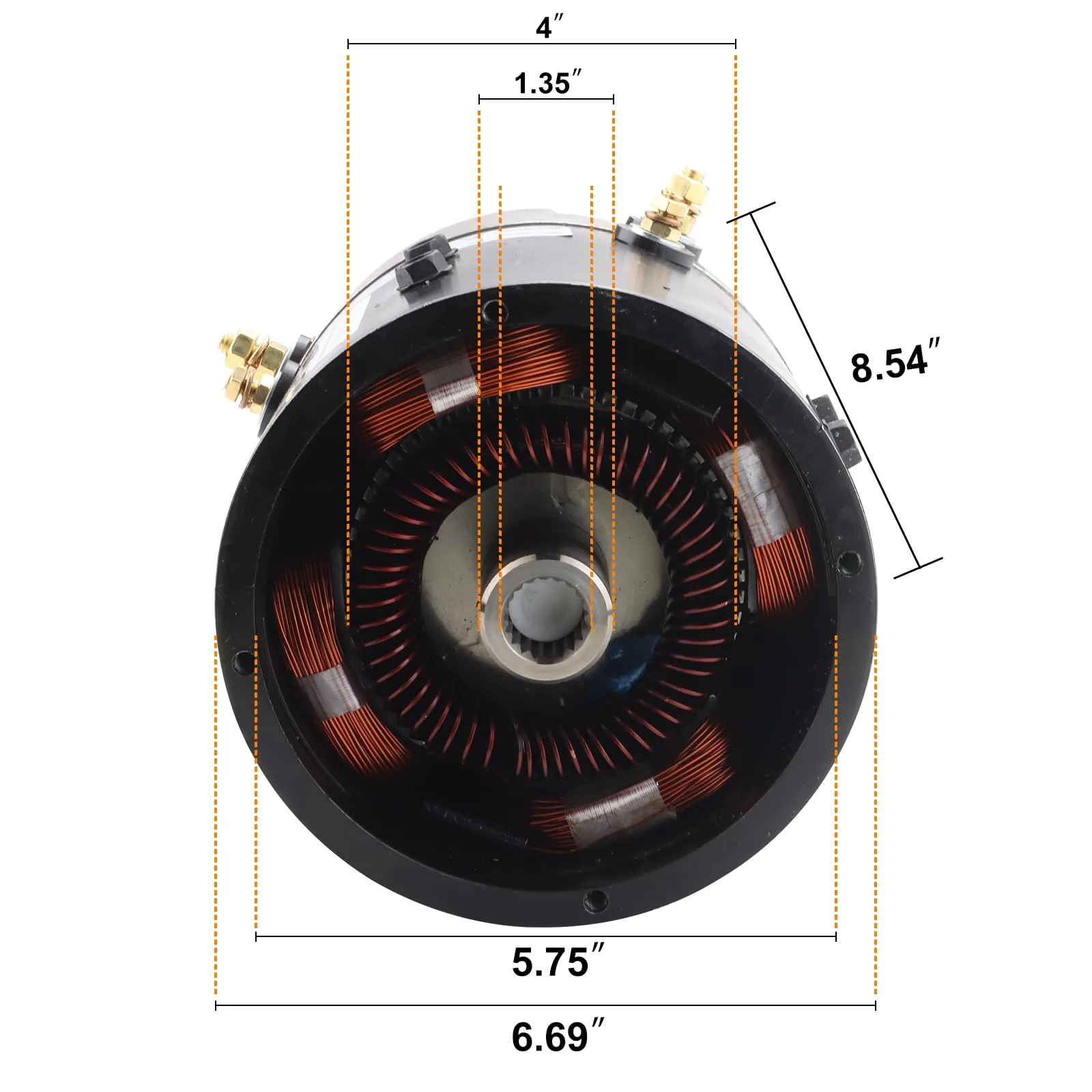 PARTAYOZAS 36V Motor for E-Z-GO TXT PDS Golf Carts image 4