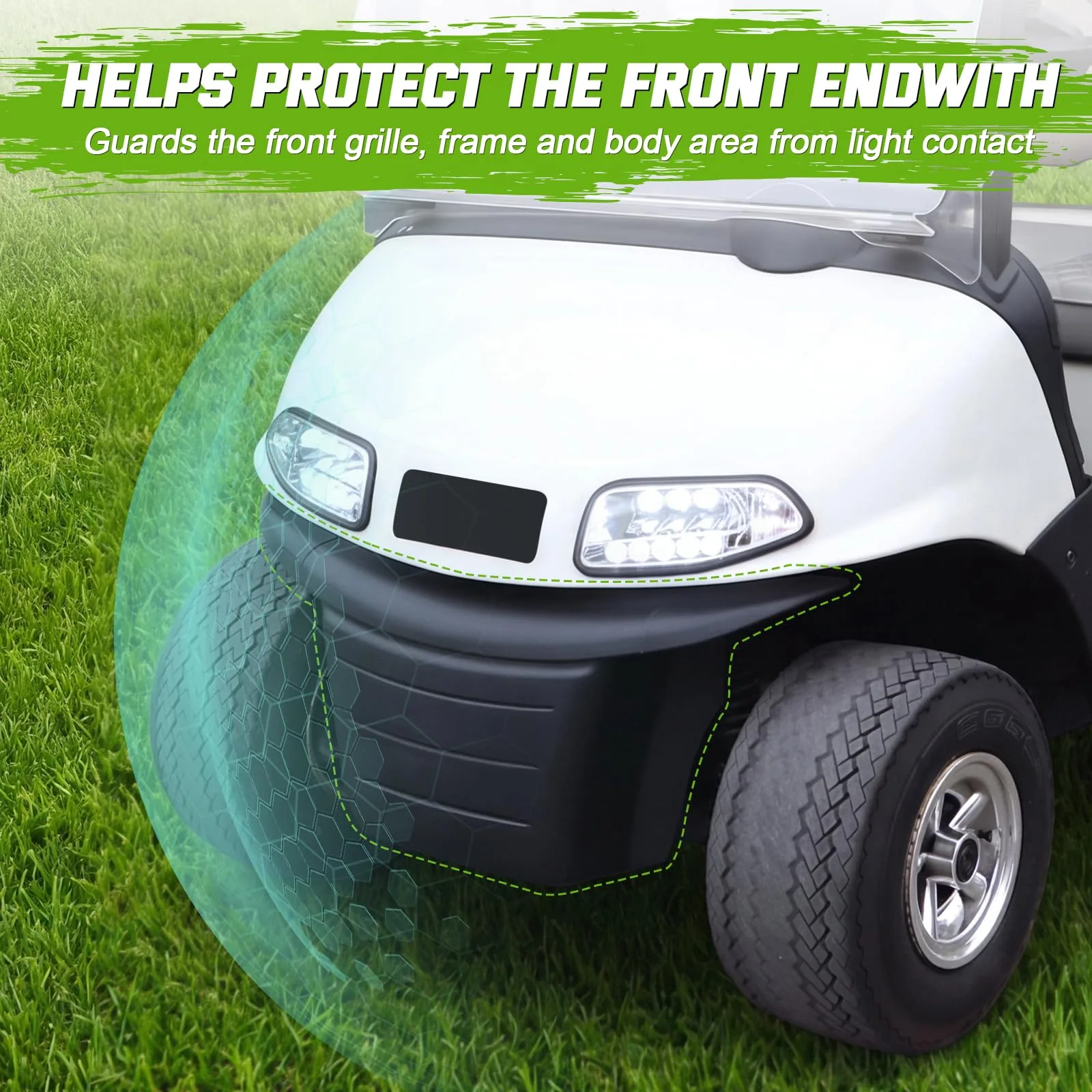CYOOYC Front Bumper for E-Z-GO RXV 2008-Up image 2
