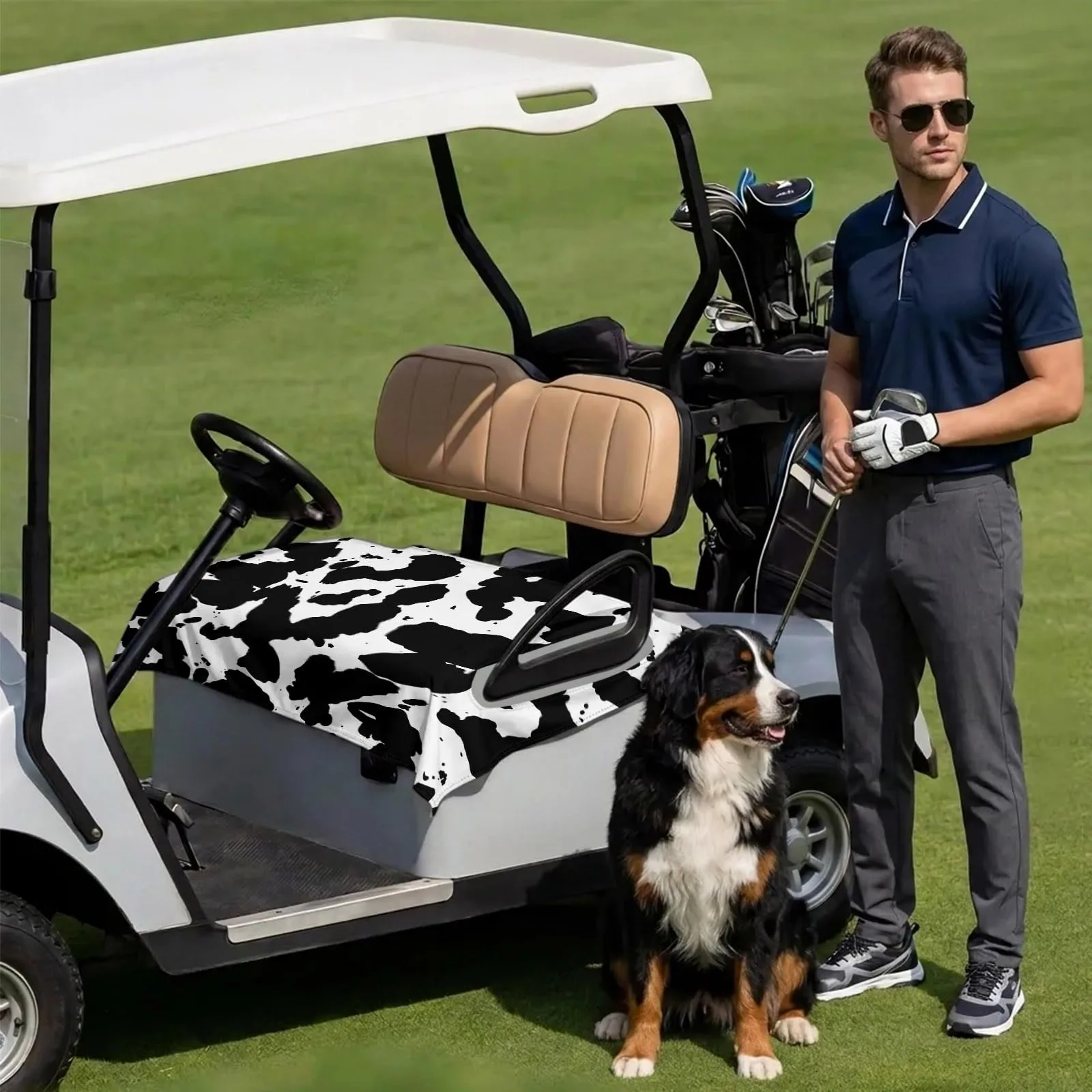 DecorLovee Golf Cart Seat Cover Towel, 51 x 31 Inches image 3