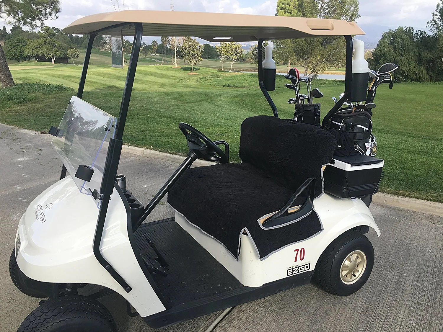 Formosa Covers Reversible Golf Cart Seat Blanket image 2