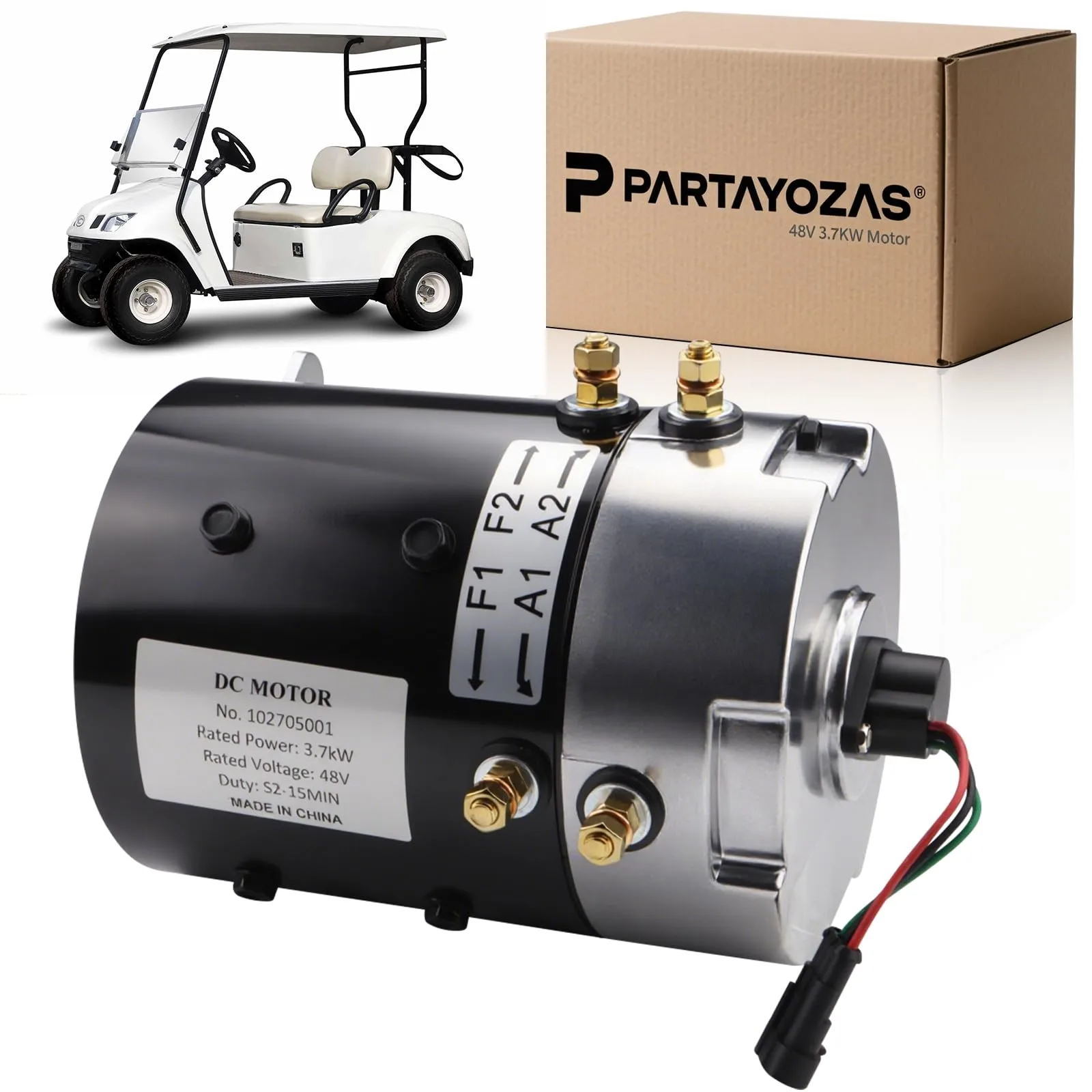 PARTAYOZAS 102705001 48V Club Car Golf Cart Motor
