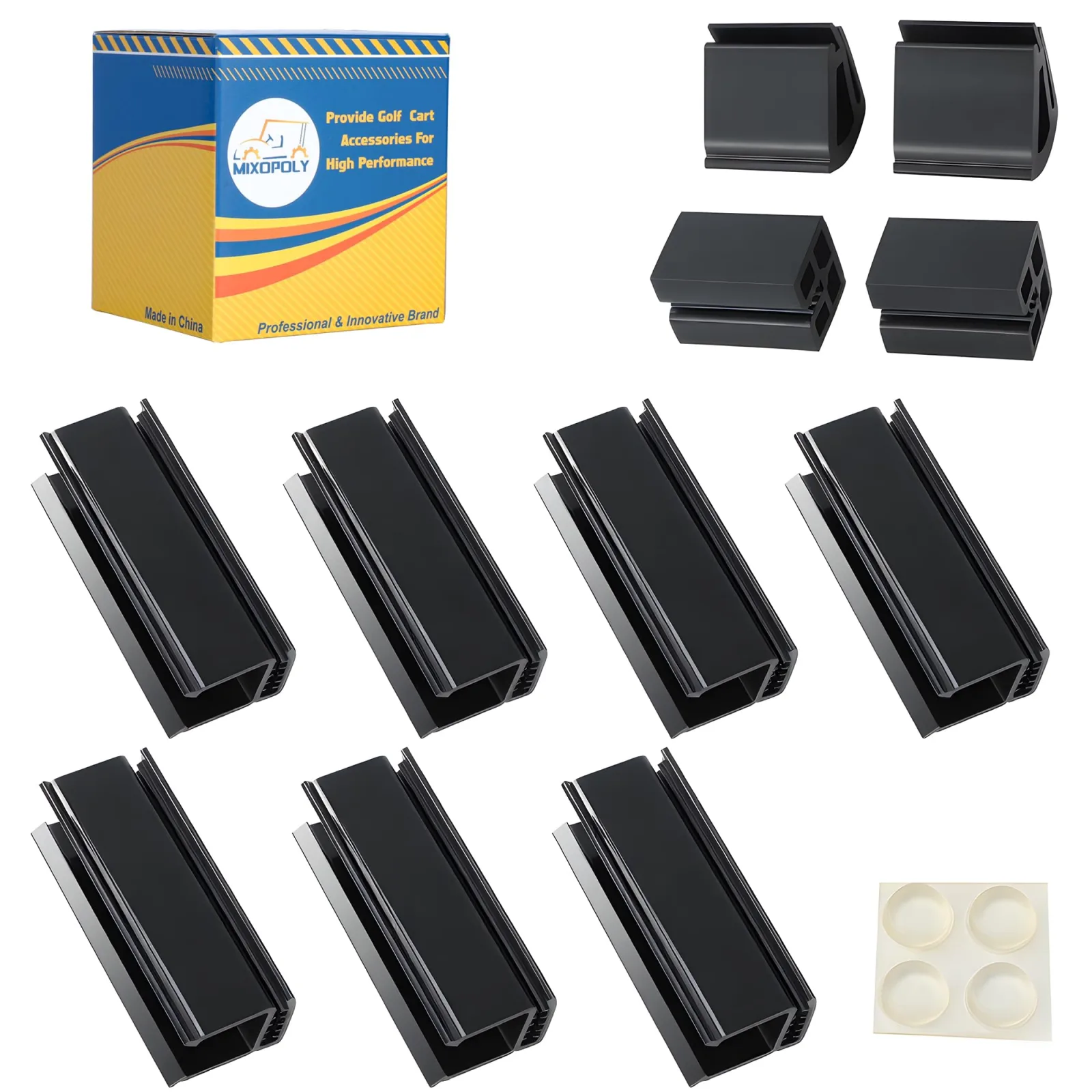 Mixopoly Windshield Clips Kit for Yamaha and Club Car DS