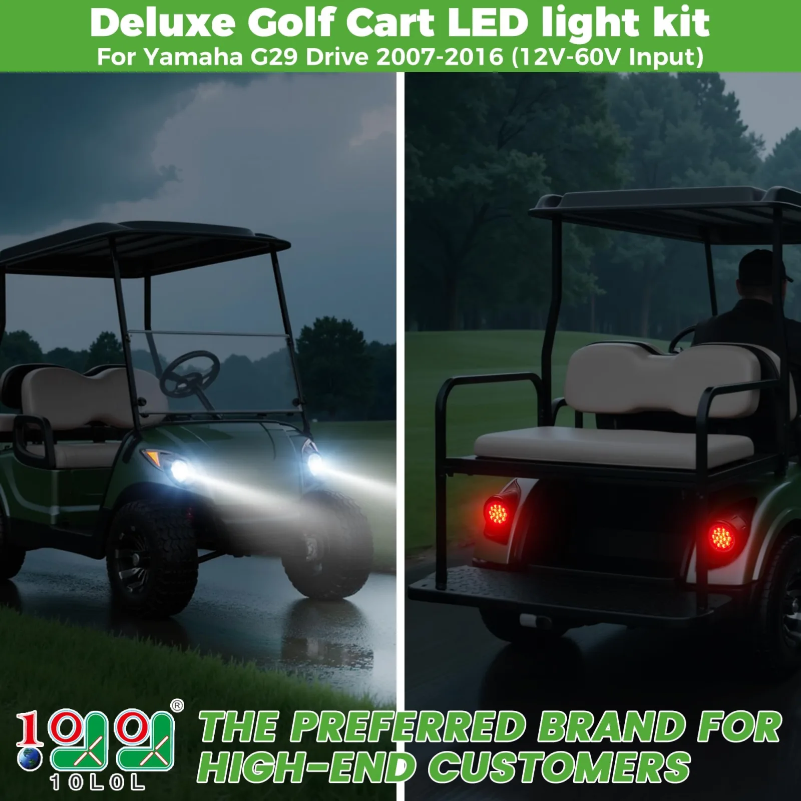 10L0L Y68-L Light Kit for Yamaha G29 Drive 2007-2016 image 2