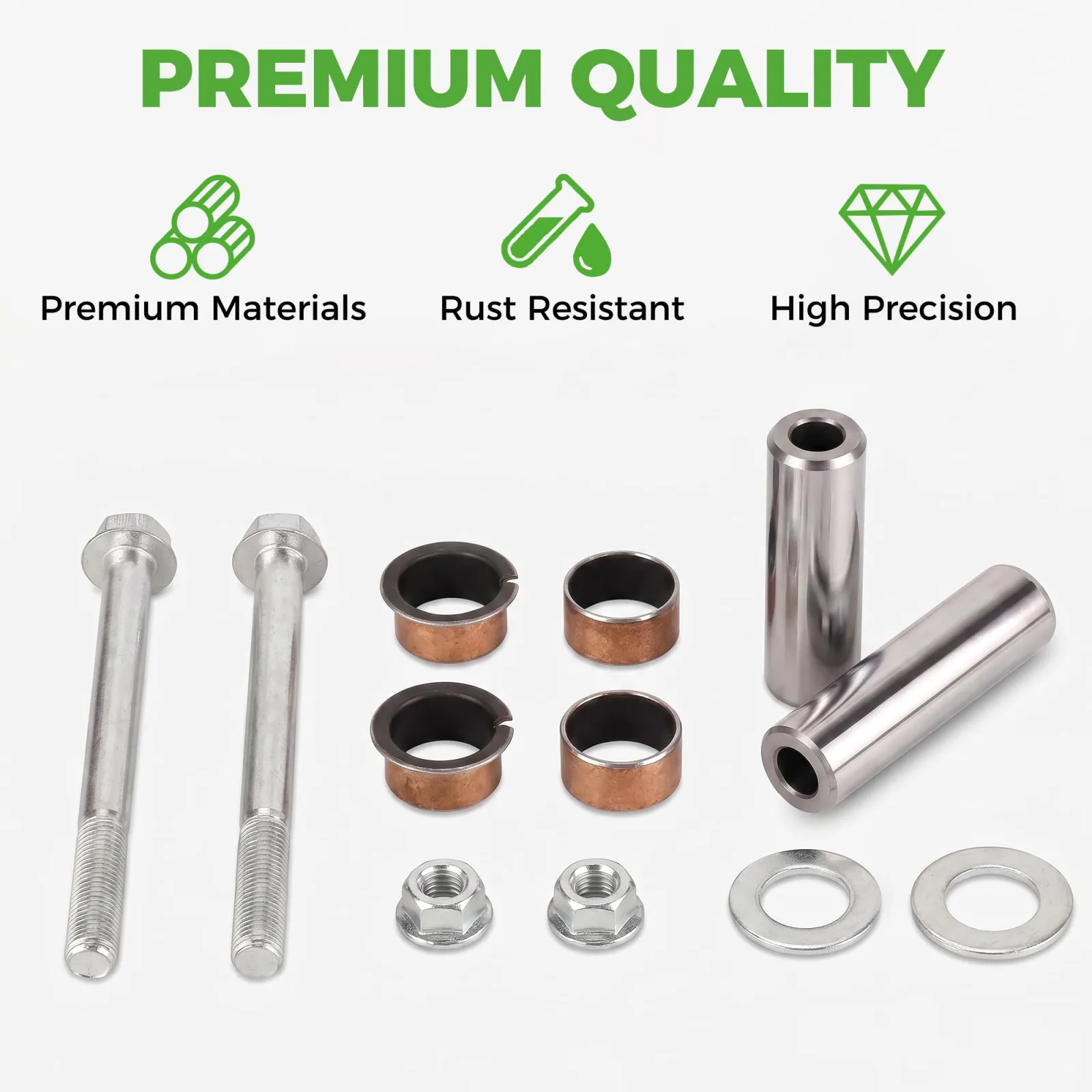 10L0L Spindle Kingpin Bushing Kit for E-Z-GO RXV & 2FIVE image 3