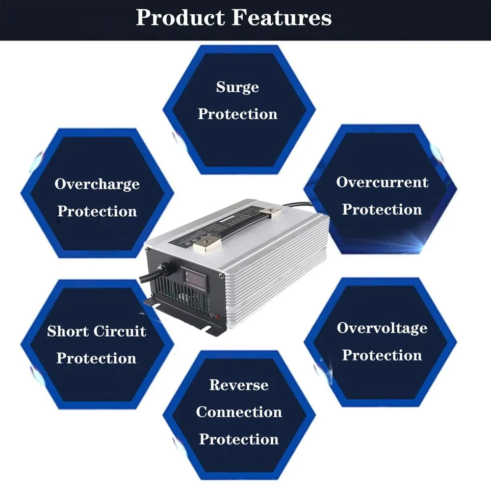 WLEJSL 24V 50A Golf Cart Battery Charger image 4