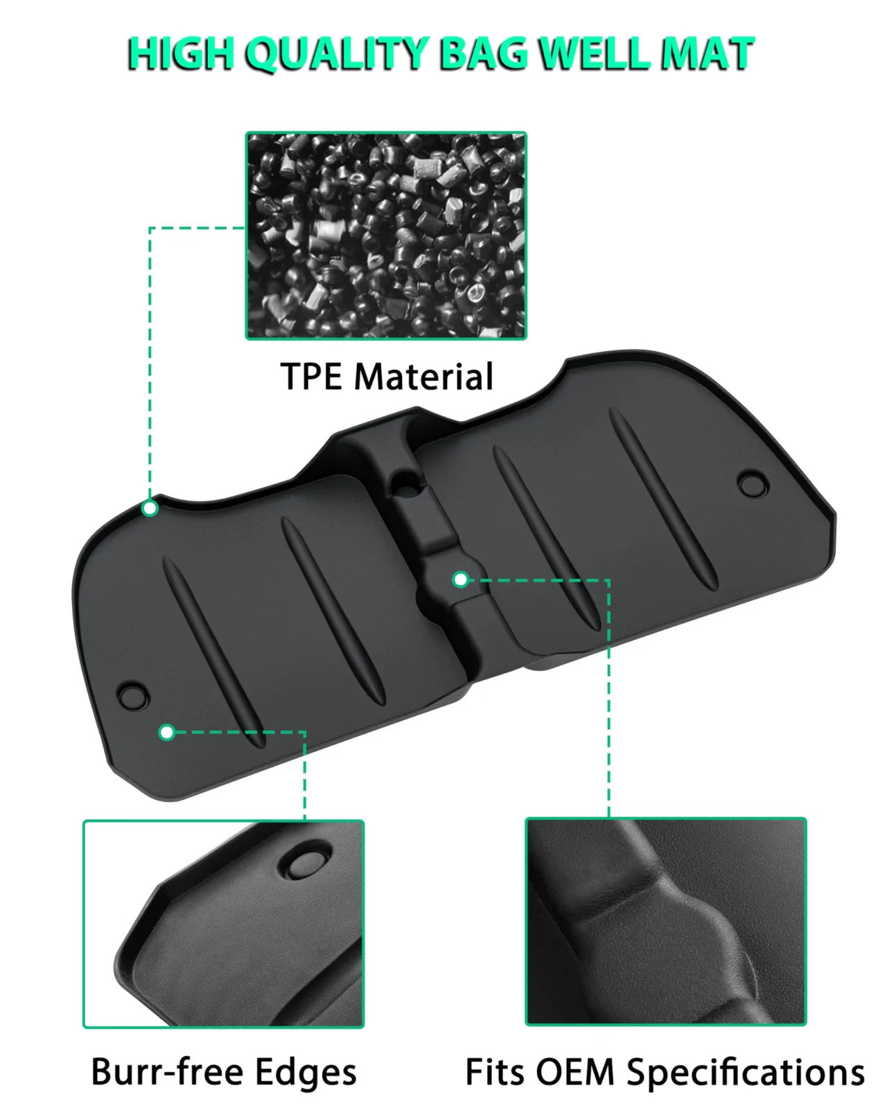POKIAUTO Yamaha Drive2 G29 Bag Well Mat UMG-251234 image 4