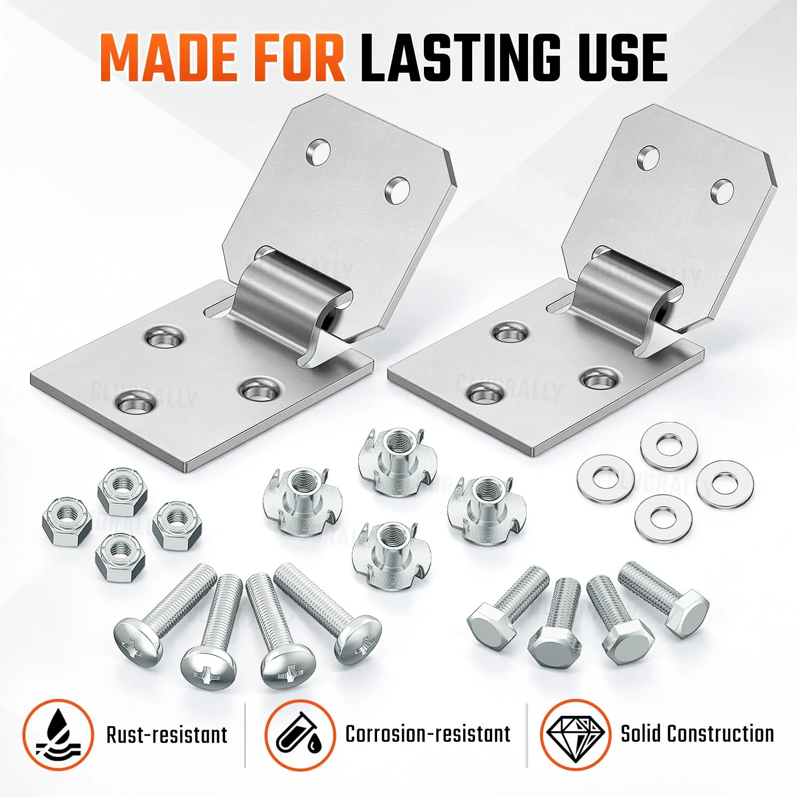 CLUBRALLY Seat Hinge Set for Club Car DS | Aix-CB-136 image 4