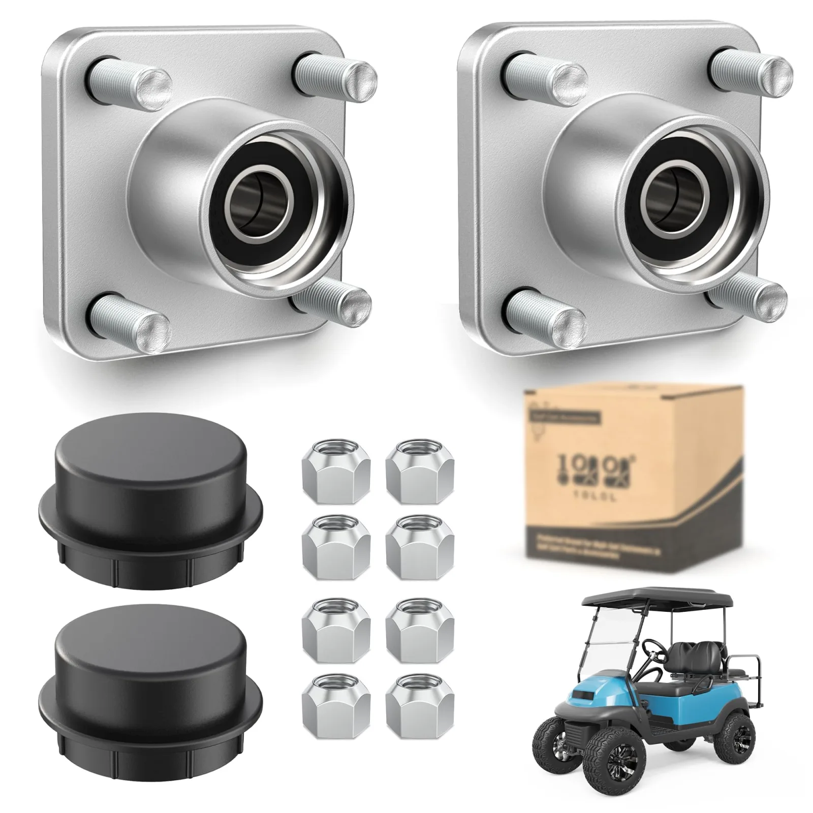 10L0L Front Wheel Hub Assembly for Club Car Golf Carts