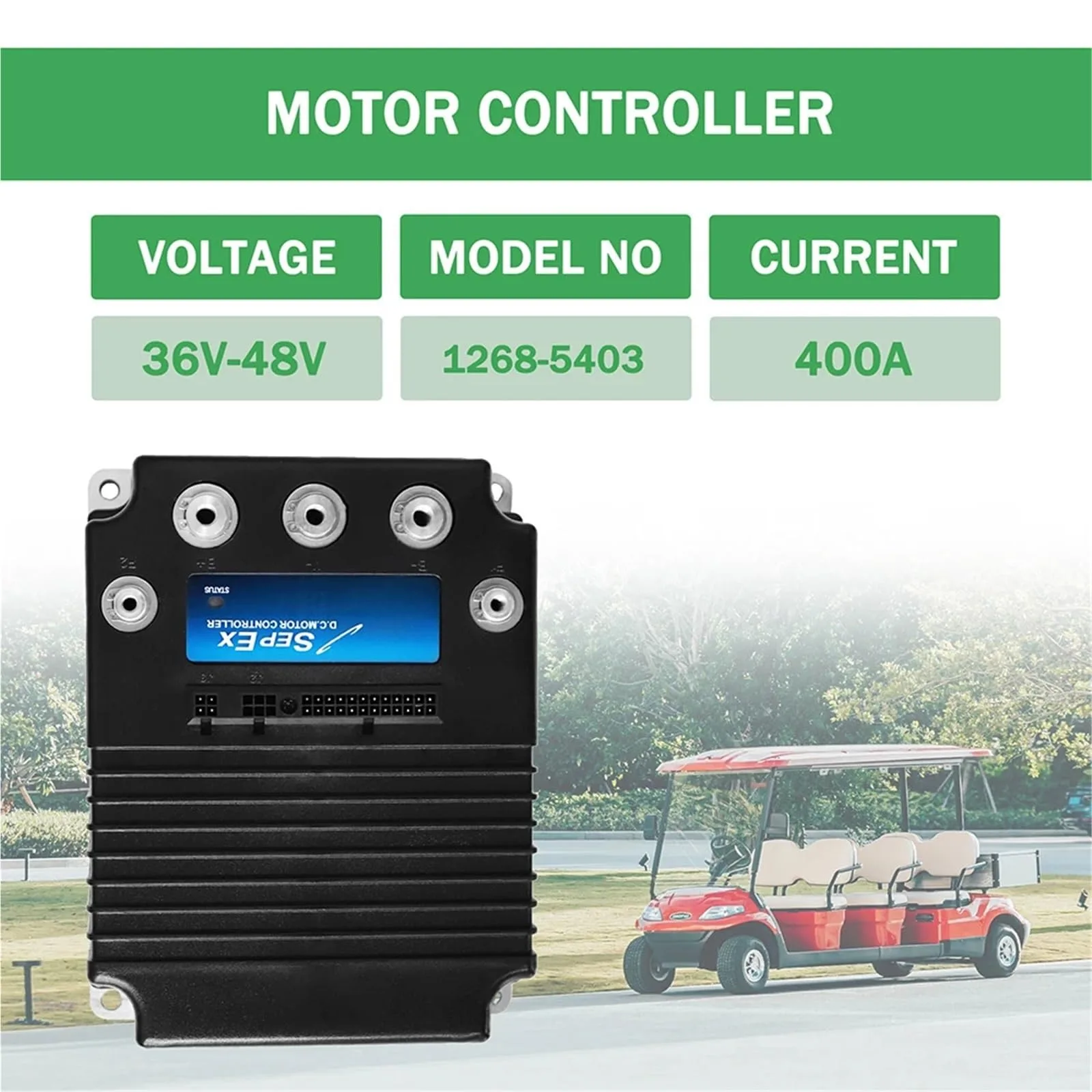 NRMGMGT 1268-5403 Motor Controller — 400A, 36V–48V image 3