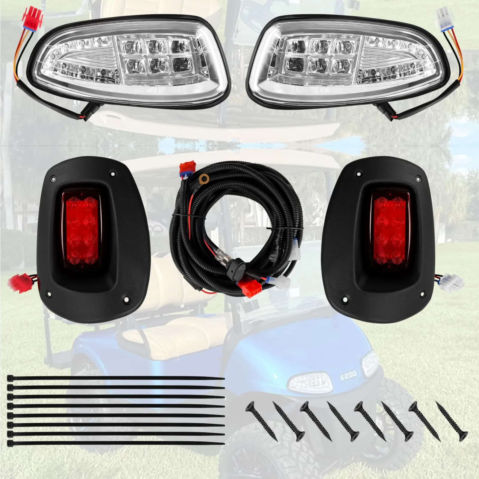 DRIVE UP LED Light Kit for E-Z-G-O RXV 2008-2015