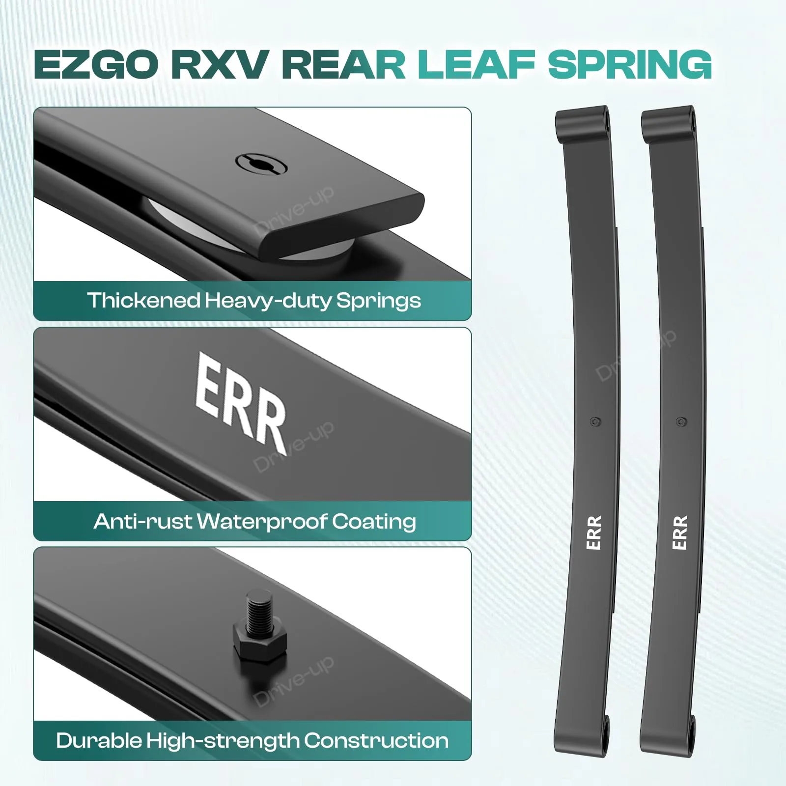 DRIVE UP DU00141 Rear Leaf Spring Kit for E-Z-GO RXV image 3