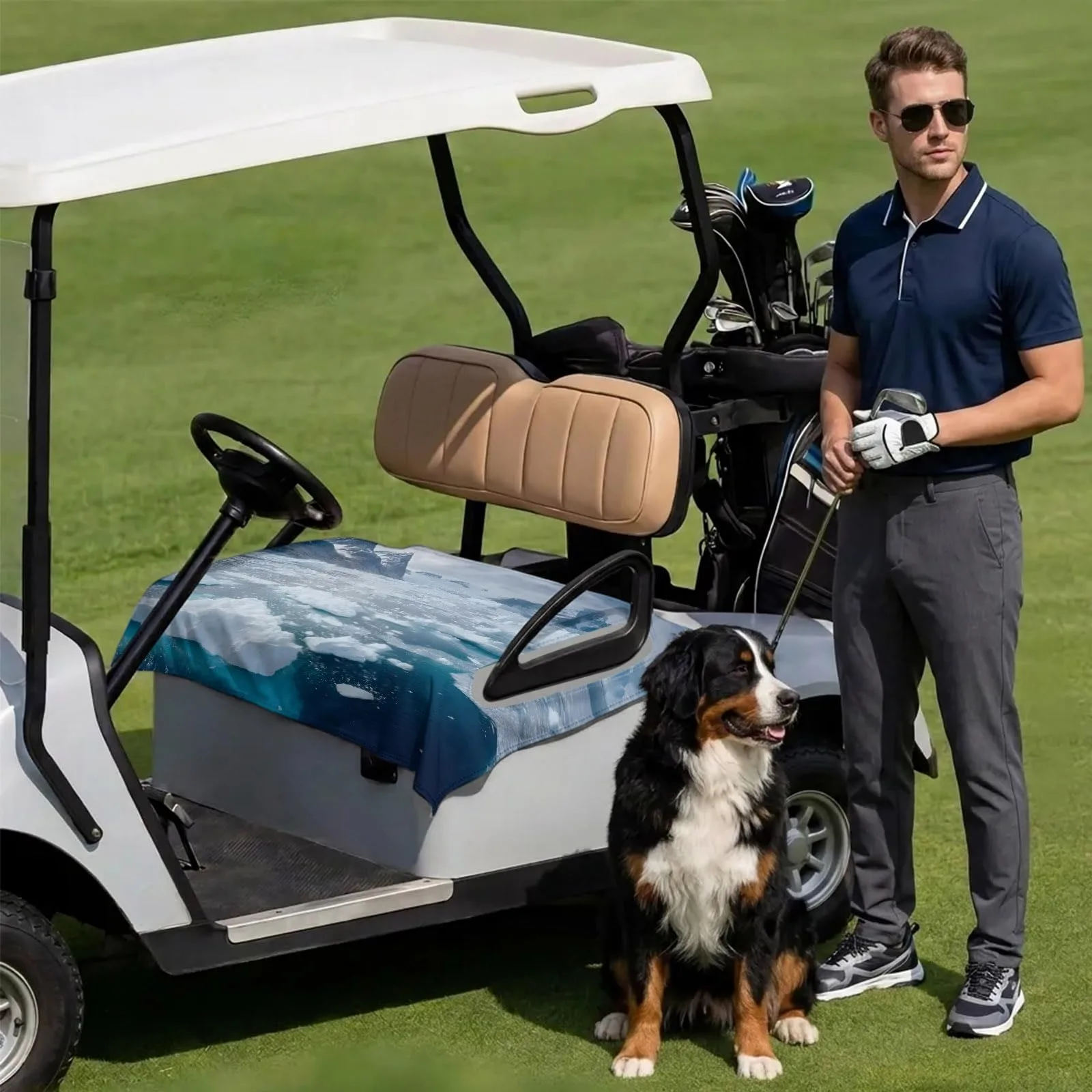 DecorLovee Golf Cart Seat Cover 51 x 31 in image 3