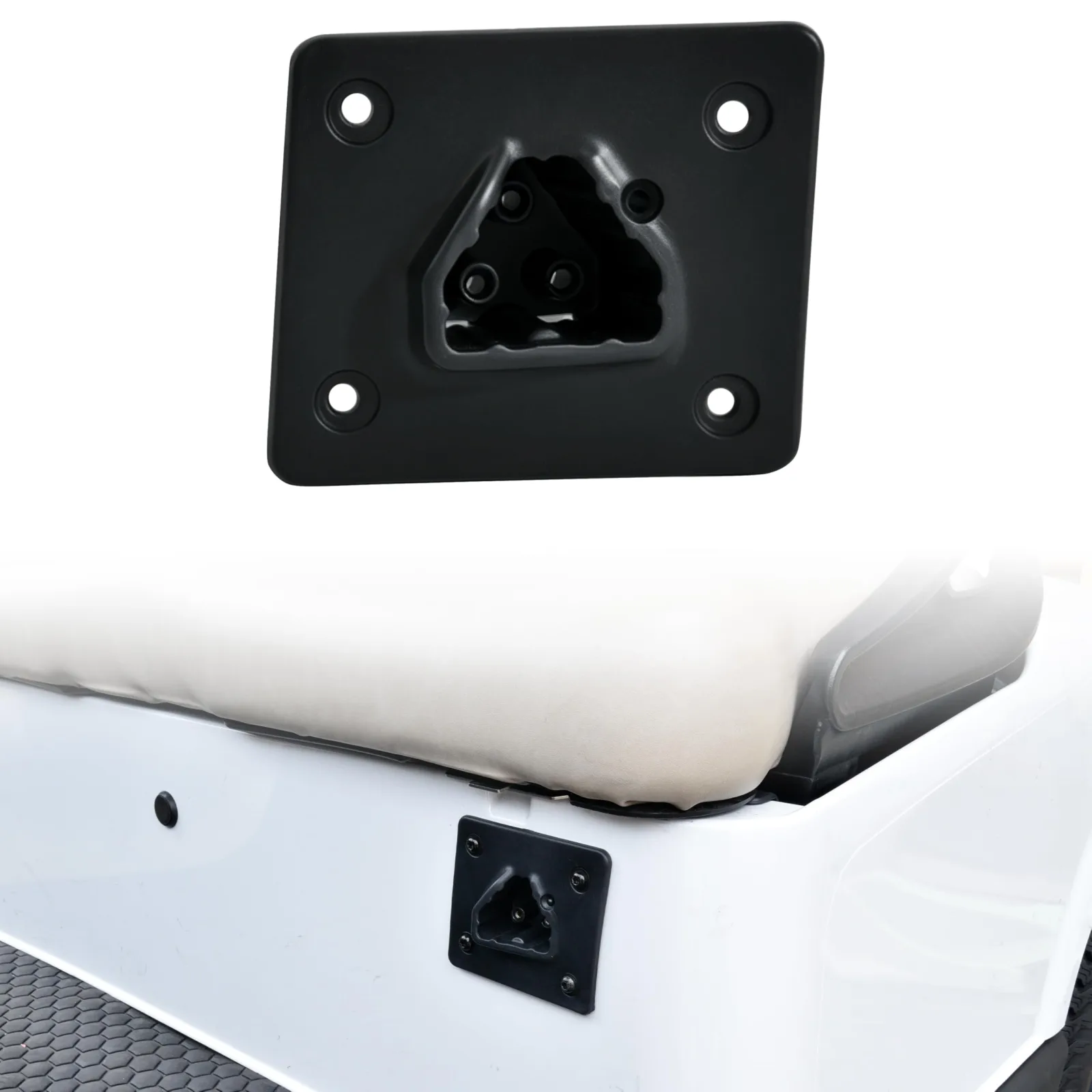 LDETXY 3-Pin Charger Port Cover for E-Z-GO RXV and 2Five