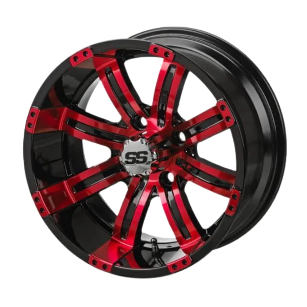 REVENGE 12-Inch Casino Golf Cart Wheels and Tires, Set of 4 image 3