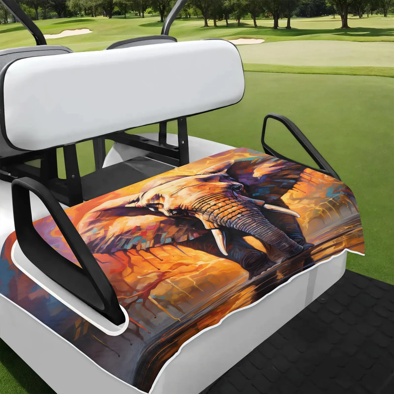 Tiveruda Golf Cart Seat Cover for Double Seats
