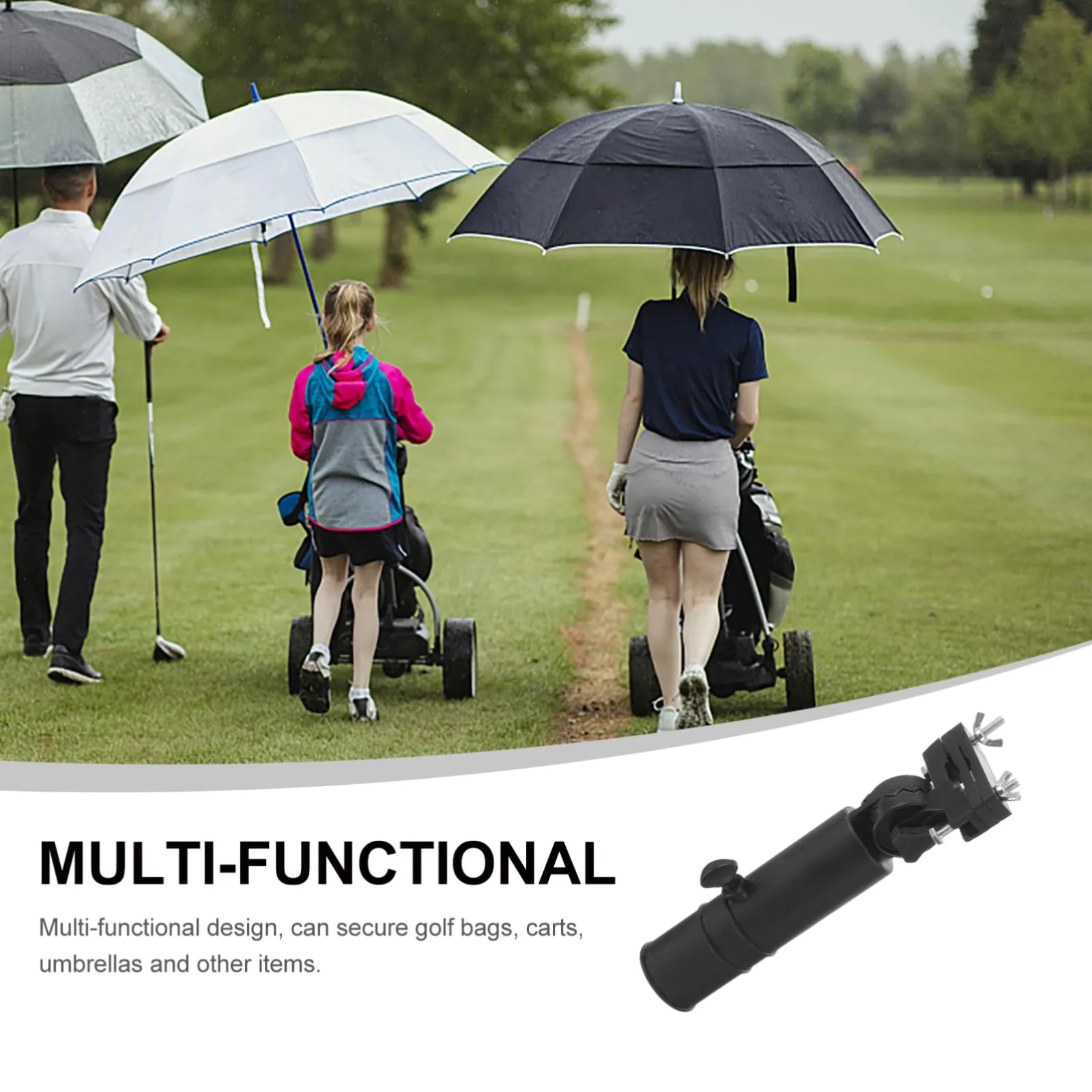 Abaodam Adjustable Golf Cart Umbrella Holder image 4