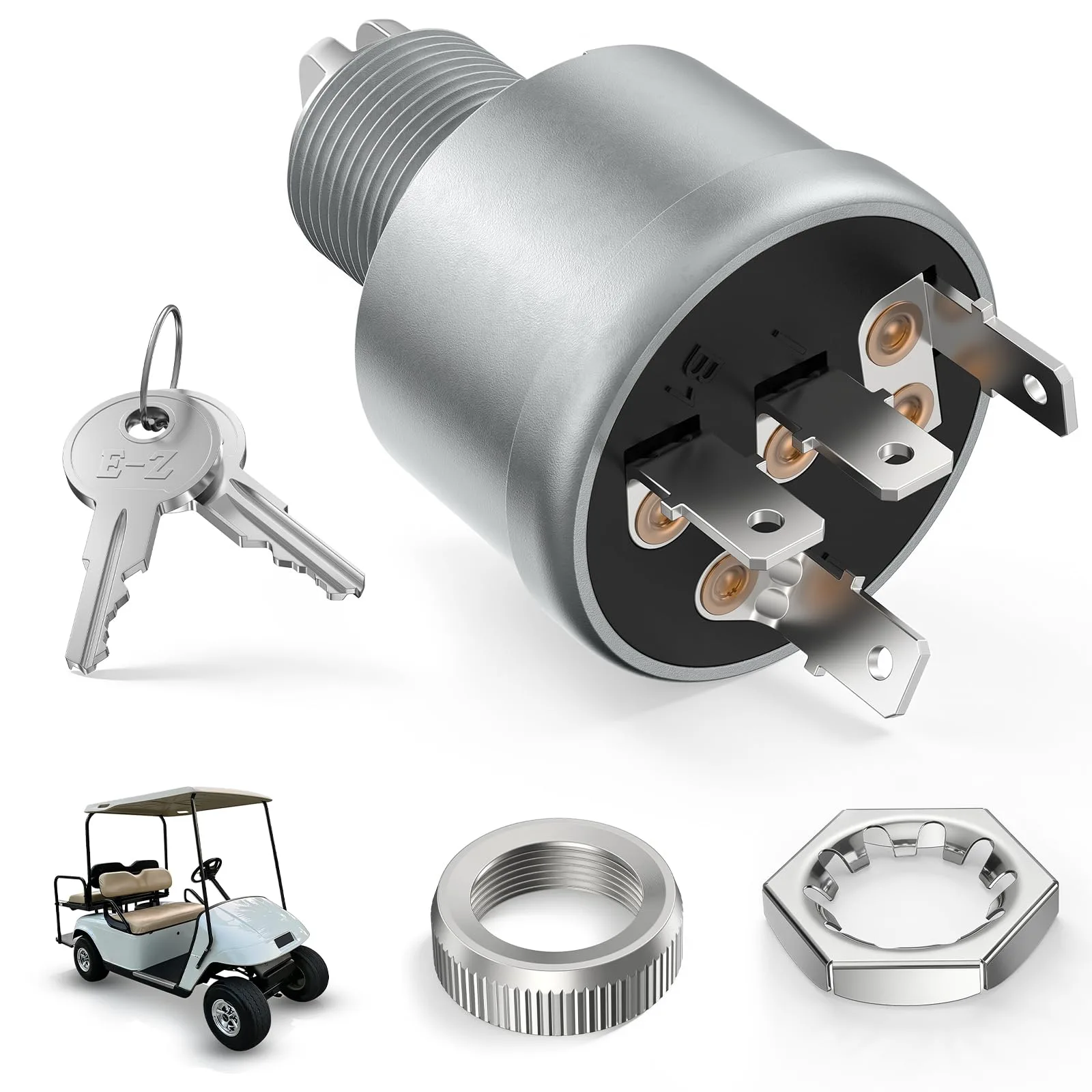Panglong FDG-018 E-Z-GO TXT 4-Terminal Ignition Switch