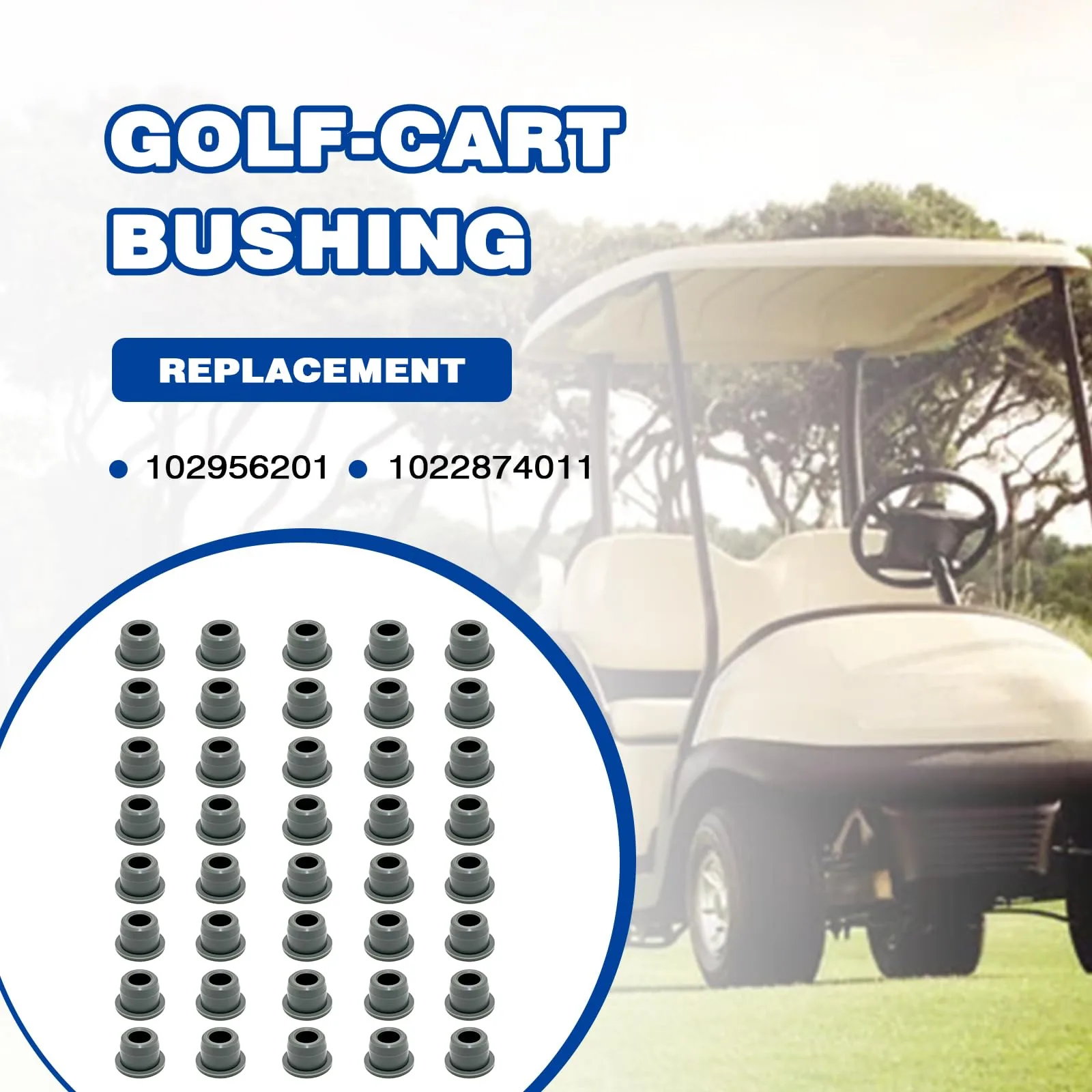 ktwend Bushings for Club Car Precedent, 102956201 image 2