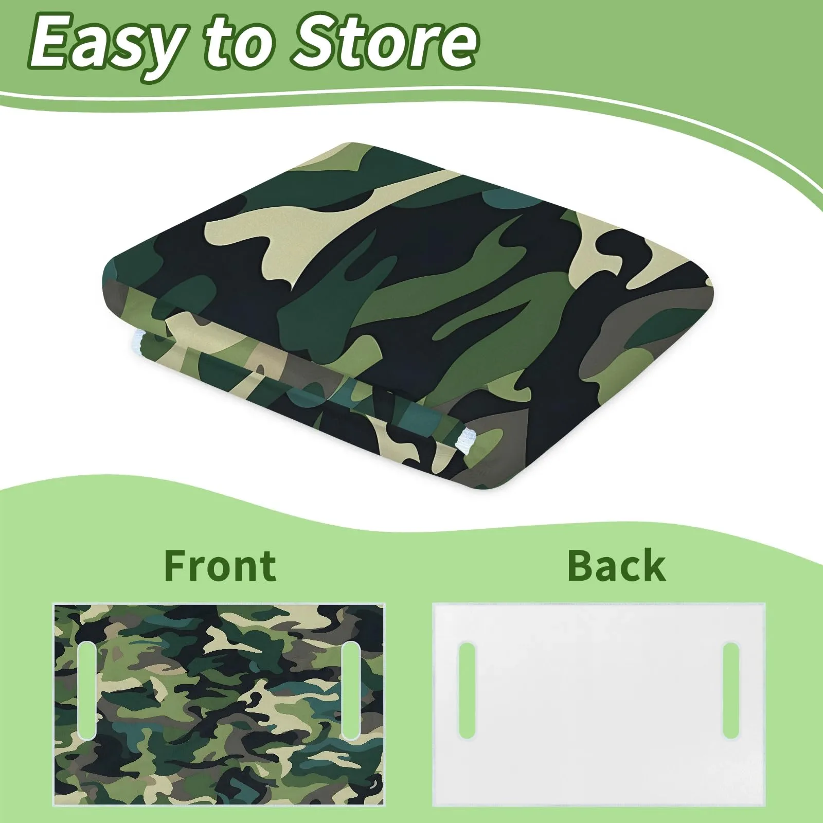 Tiveruda Camouflage Golf Cart Seat Cover Blanket image 4