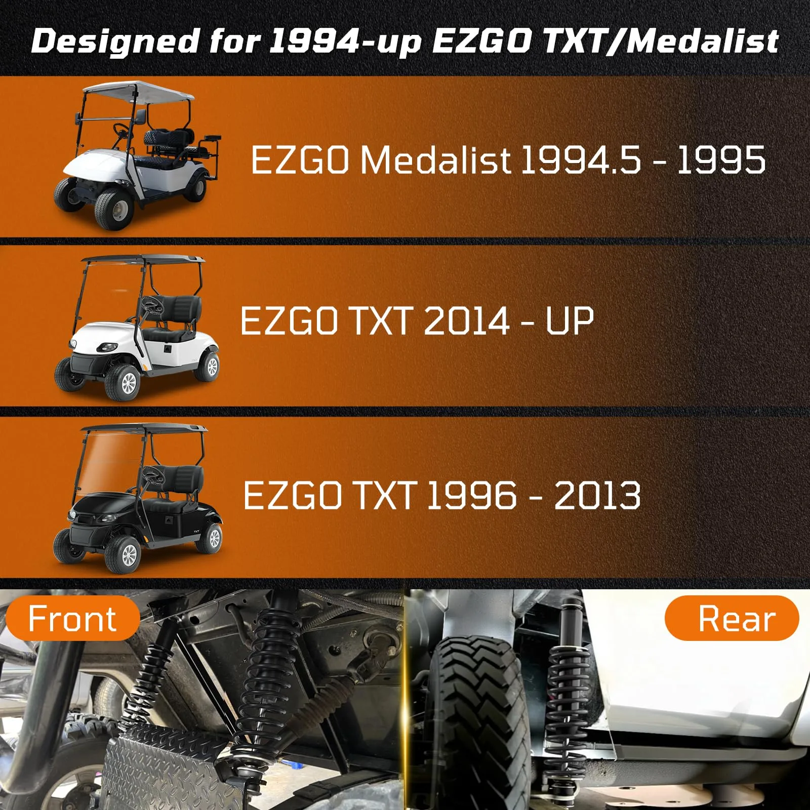 RIZINKART E-Z-GO TXT Shock Absorber Kit HX-TXTShock0537 image 2