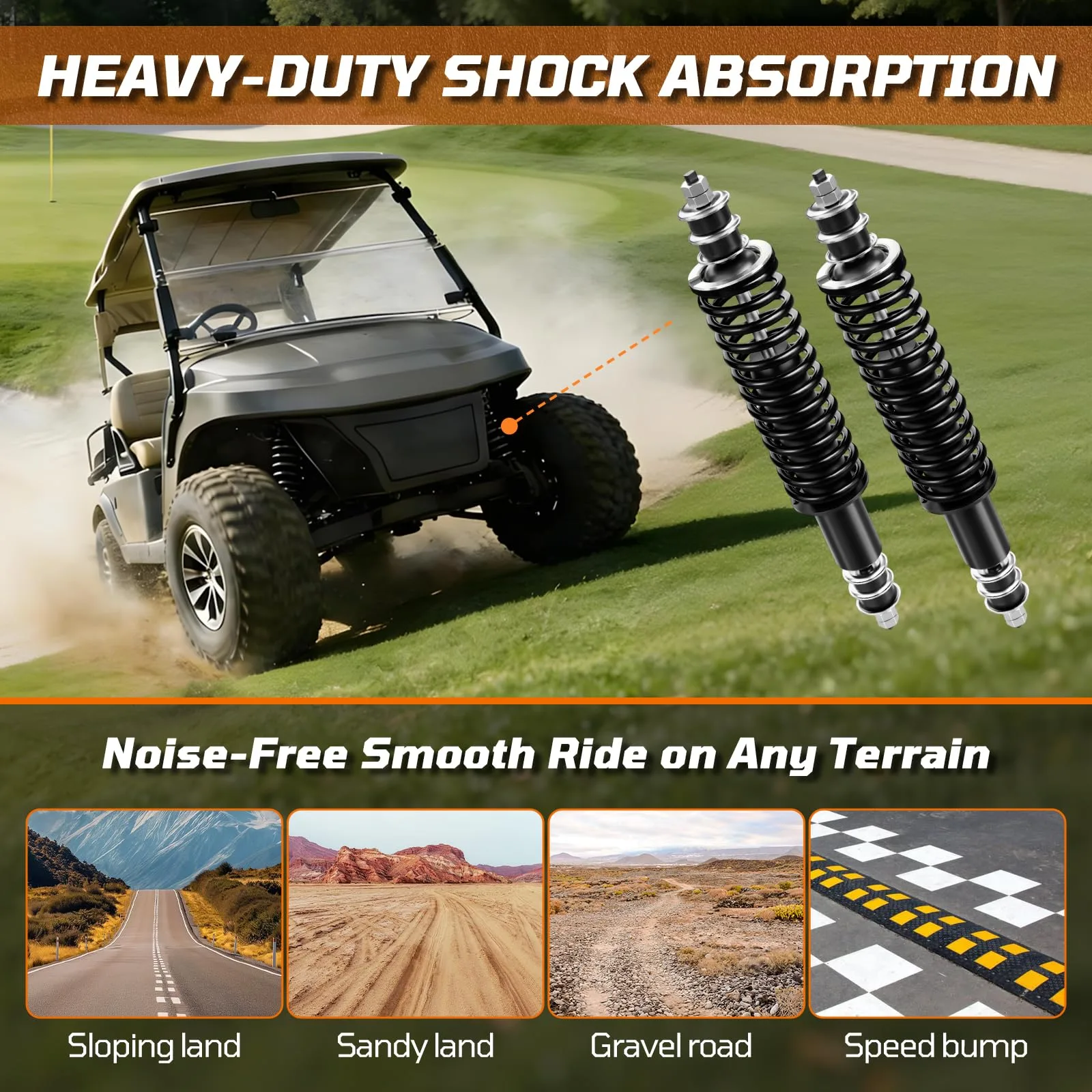 RIZINKART E-Z-GO TXT Shock Absorber Kit HX-TXTShock0537 image 4