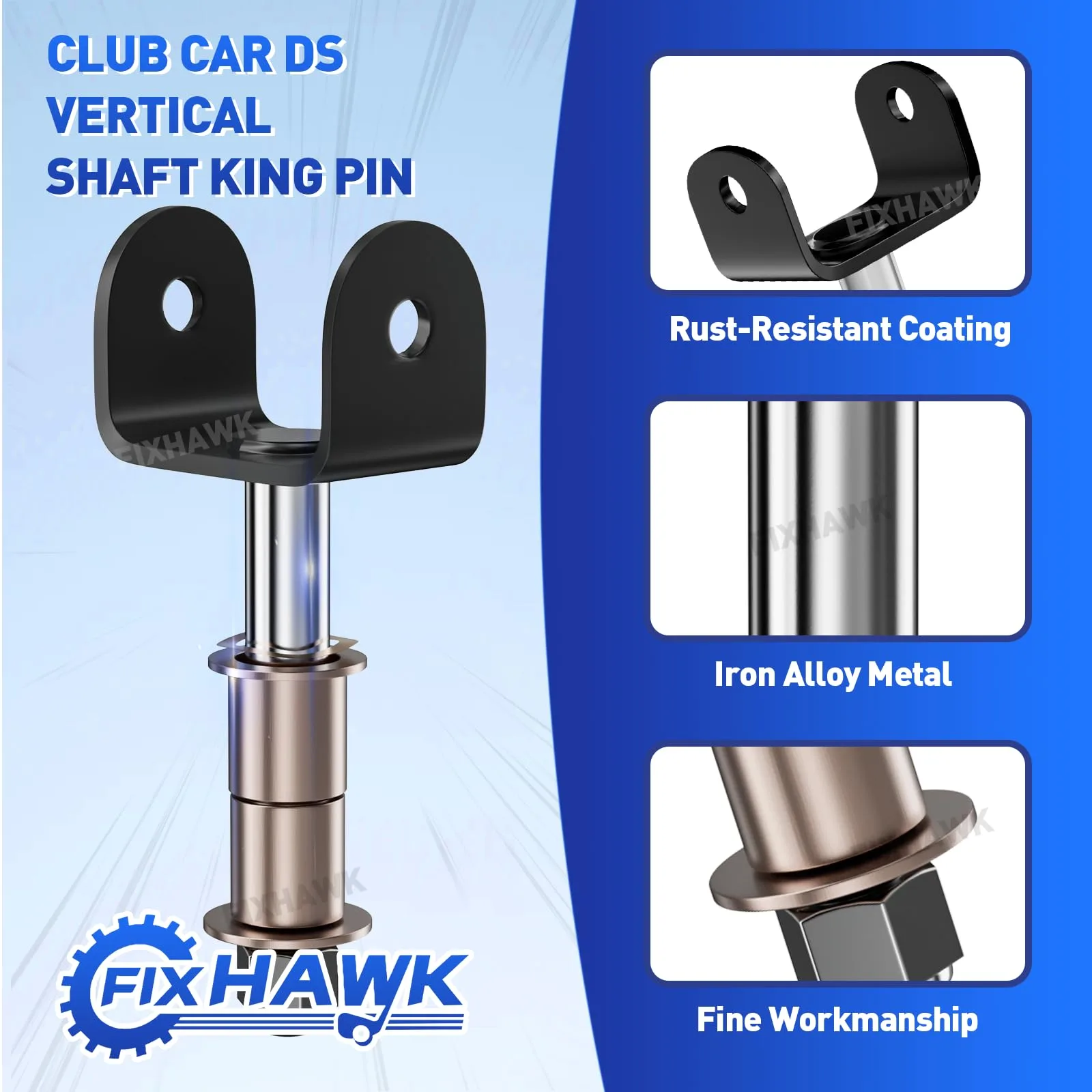 FIXHAWK FK-0004 Bushing Kit for Club Car DS 1993+ image 3