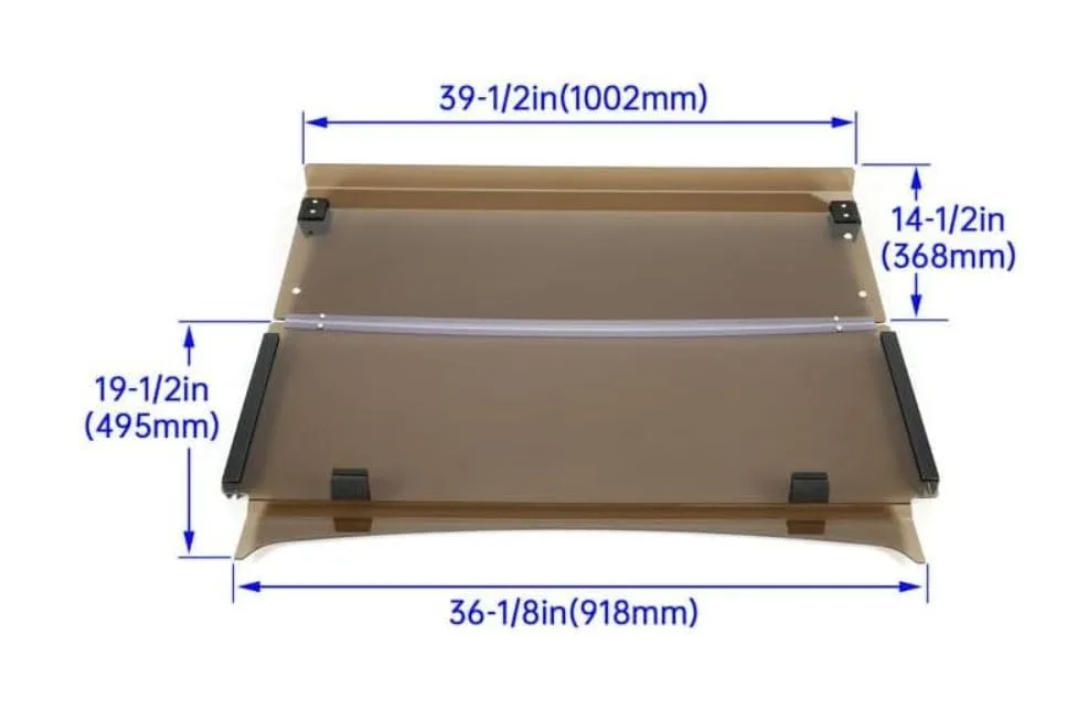 3G Tinted Windshield for Yamaha Drive II 2017+ image 3