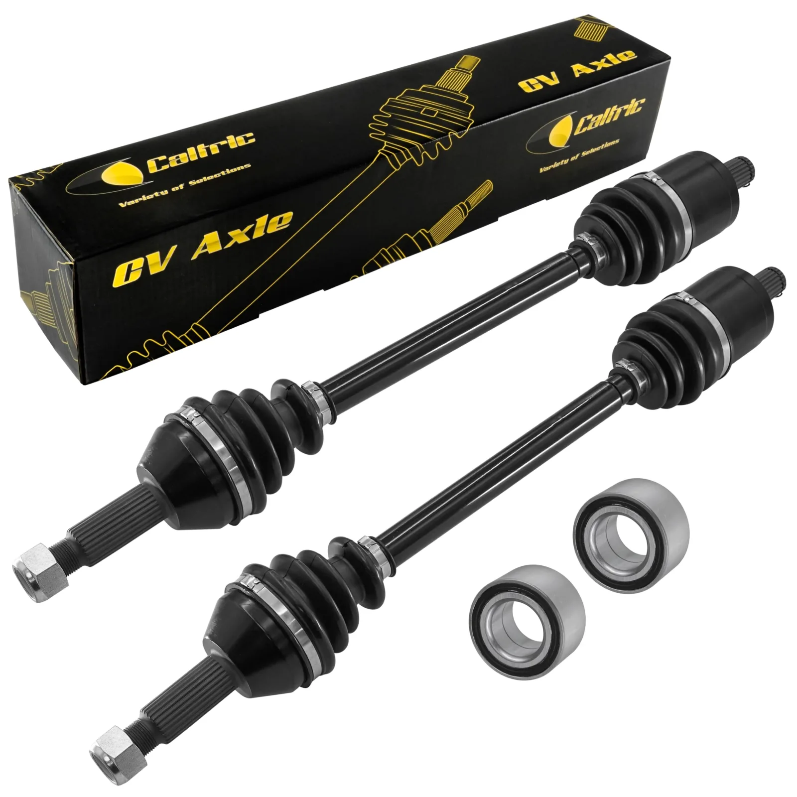 Caltric Club Car Carryall CV Axle and Bearing Set