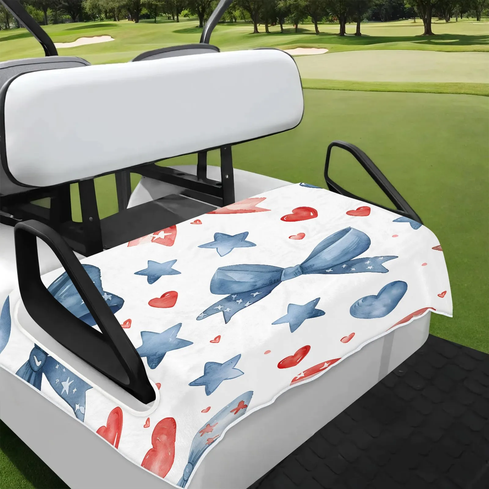 Tiveruda Golf Cart Seat Cover for Double Seats