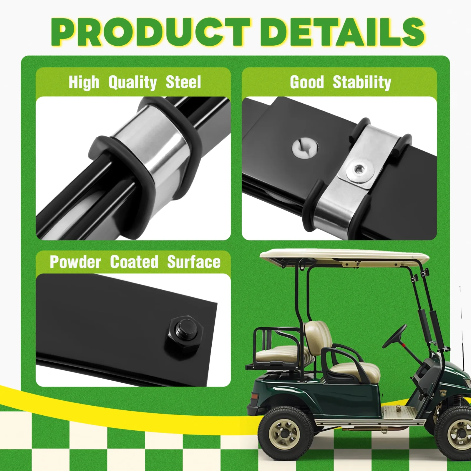 WUTIST GO-4989 Leaf Springs for E-Z-GO Marathon image 4