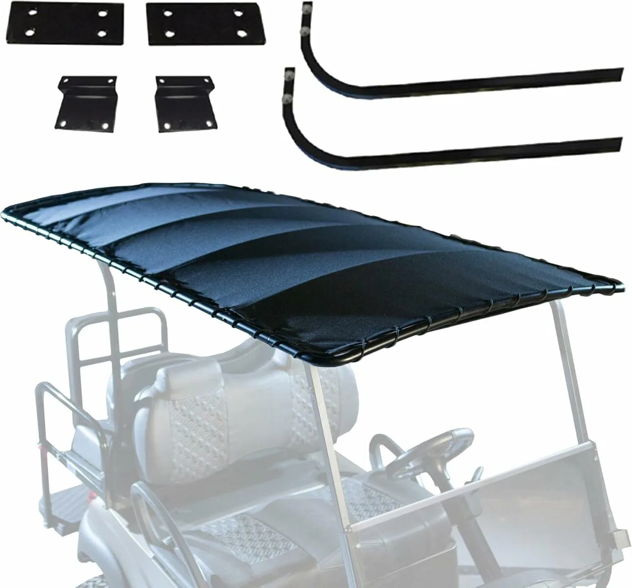 RED DOT 84" Topsail Canvas Sun Top for Club Car Precedent/Tempo/Onward - 26-168-CC