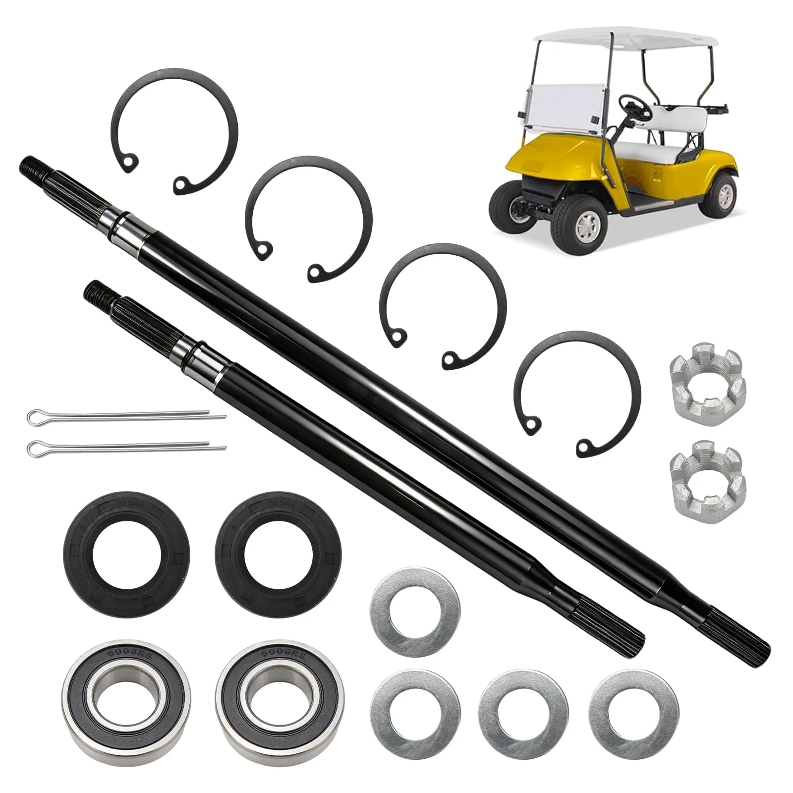 SIYOEN Rear Axle Shaft Kit for E-Z-GO TXT Medalist
