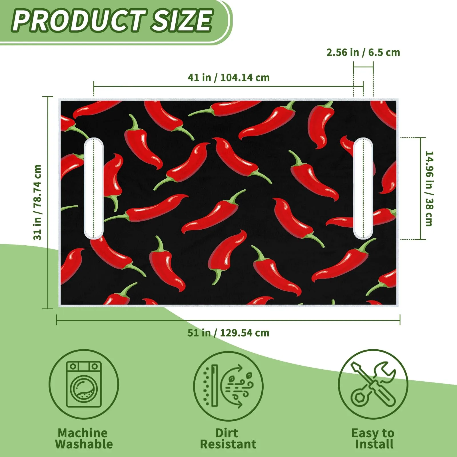 Tiveruda Golf Cart Seat Cover for Double Seats, 51 x 31 in image 2