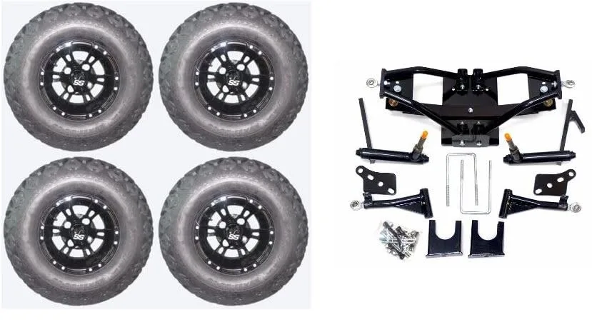 3G 6-Inch Lift Kit with 10-Inch Wheels for Club Car DS