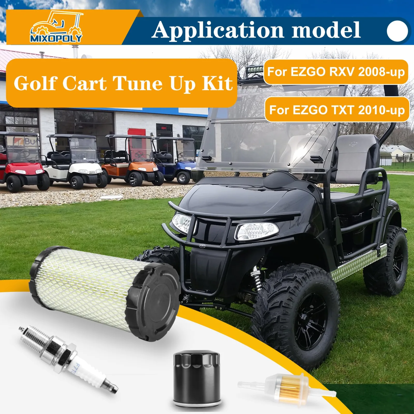 Mixopoly Tune-Up Kit for E-Z-GO RXV and TXT Gas Carts image 3