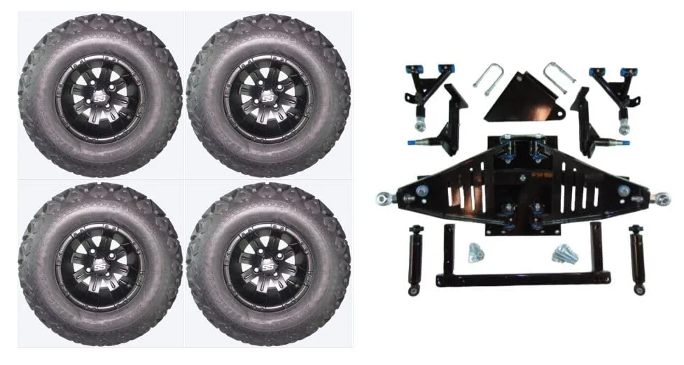 3G Yamaha Drive II 6-Inch A-Arm Lift Kit Combo