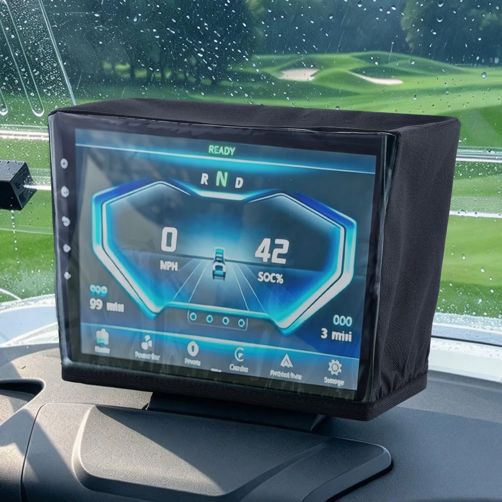 OFIG Touchscreen Cover for Denago and Evolution Golf Carts