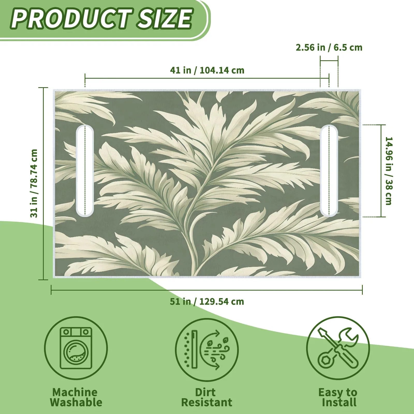 Tiveruda Golf Cart Seat Cover for Double Seats 51 x 31 in image 2