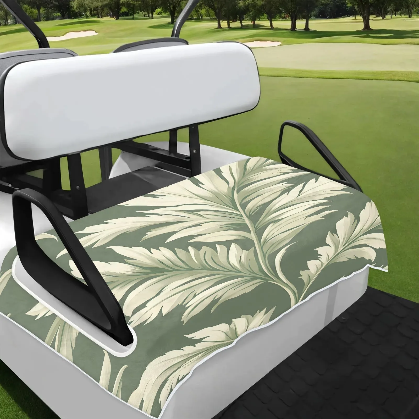 Tiveruda Golf Cart Seat Cover for Double Seats 51 x 31 in