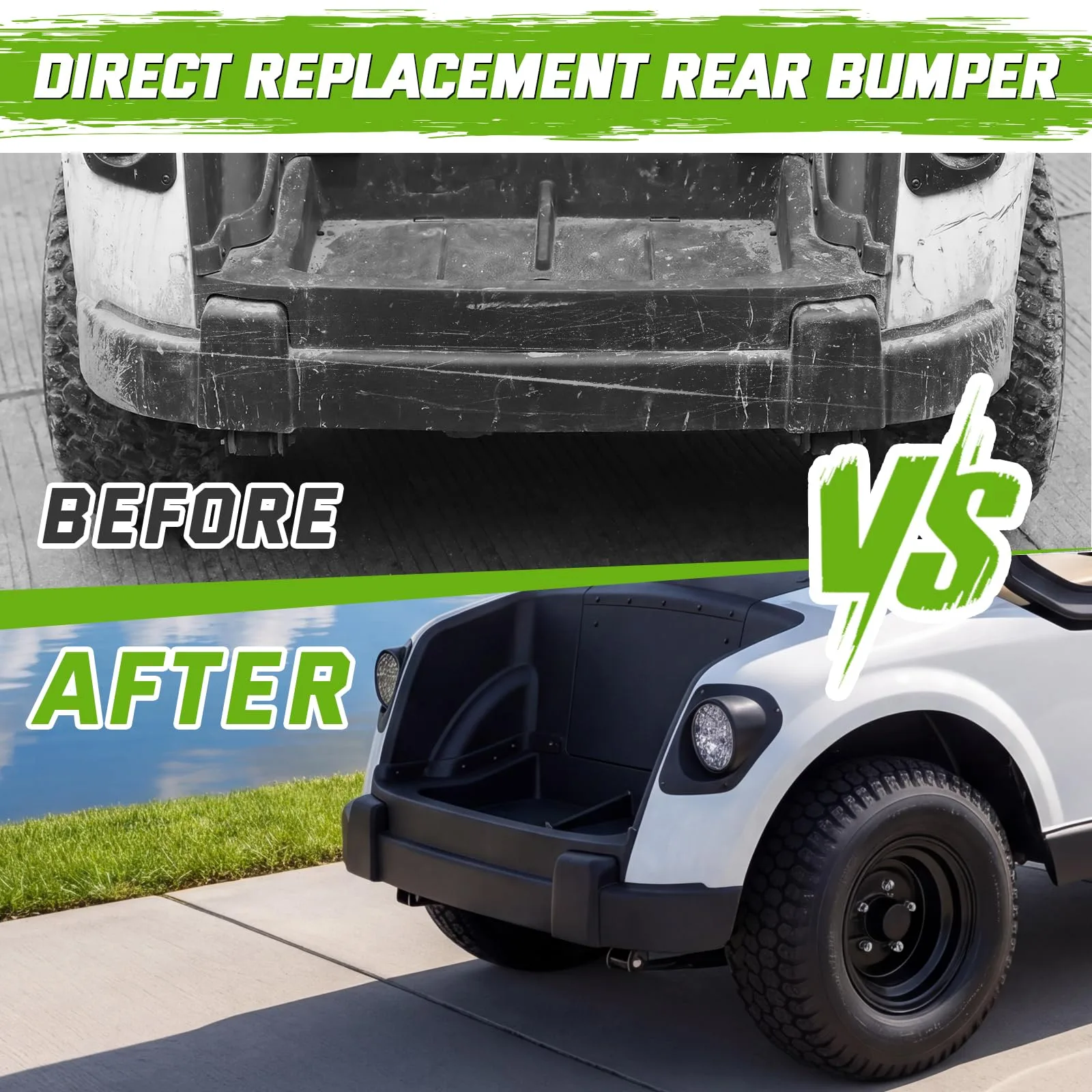 CYOOYC Rear Bumper for E-Z-GO RXV Valor 2025 image 4