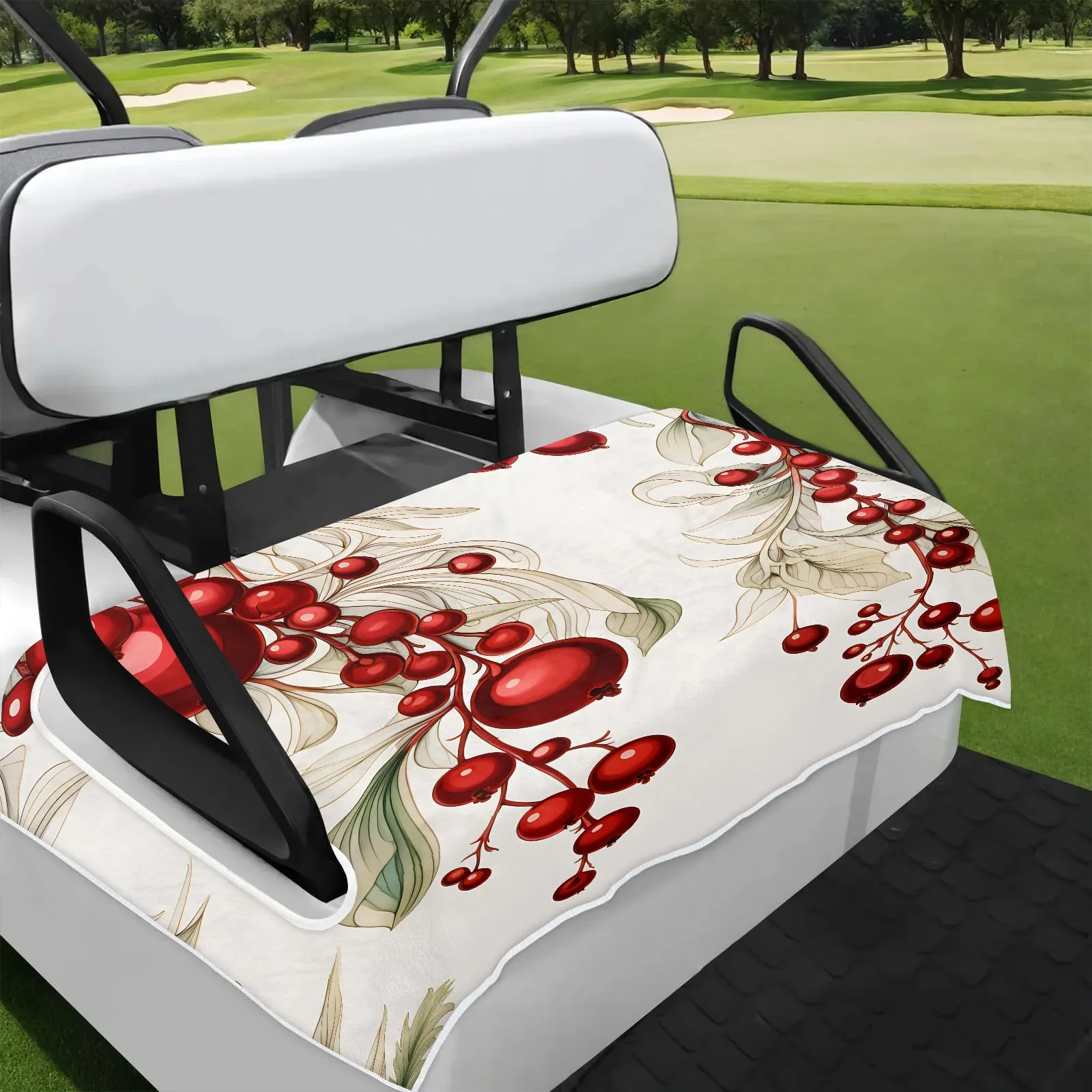 Tiveruda Golf Cart Seat Cover for Double Seats