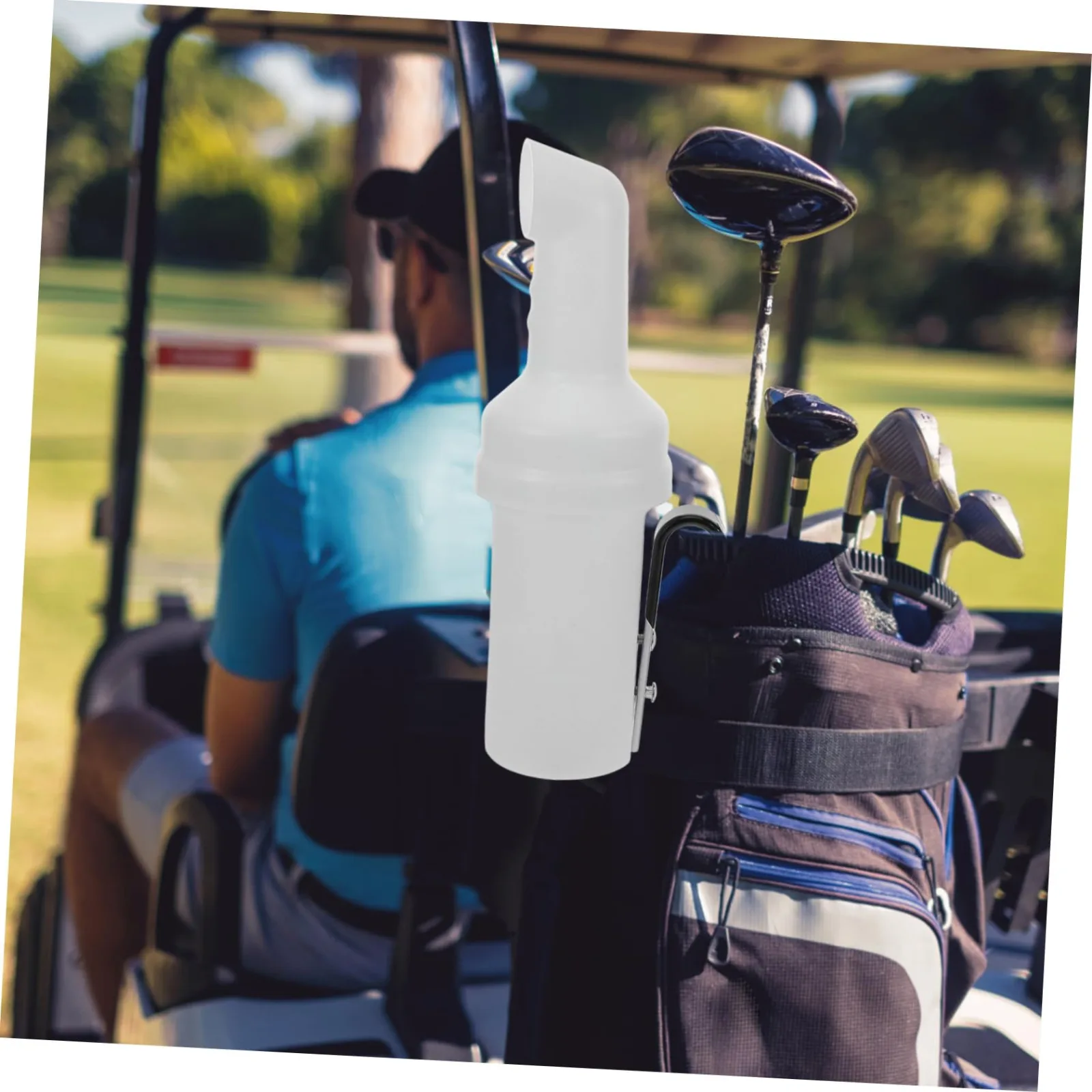 VINTORKY Golf Cart Sand Bottle, White Plastic image 3