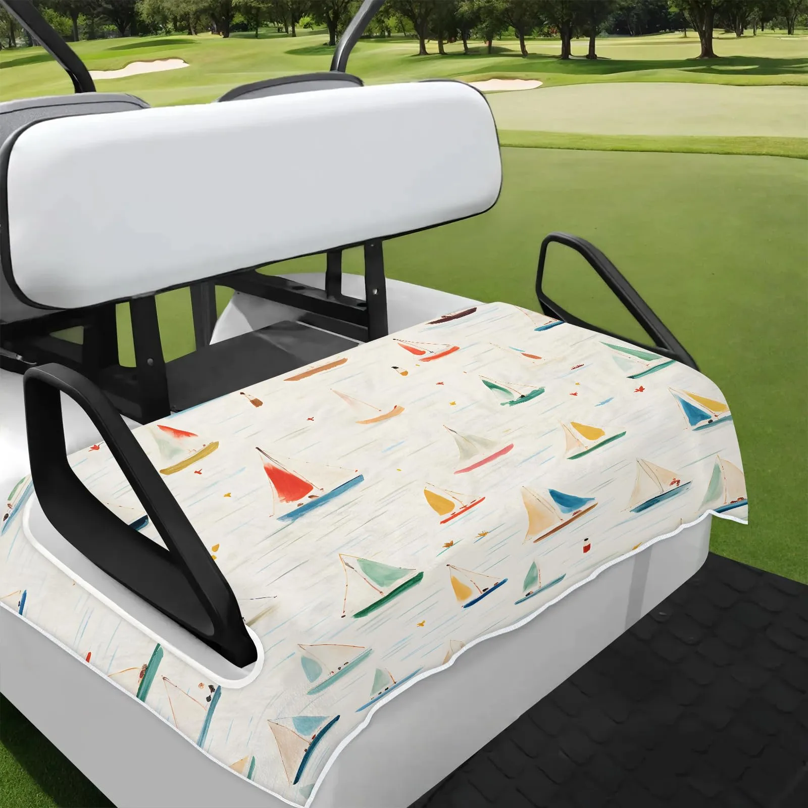 Tiveruda Golf Cart Seat Cover for Double Seats