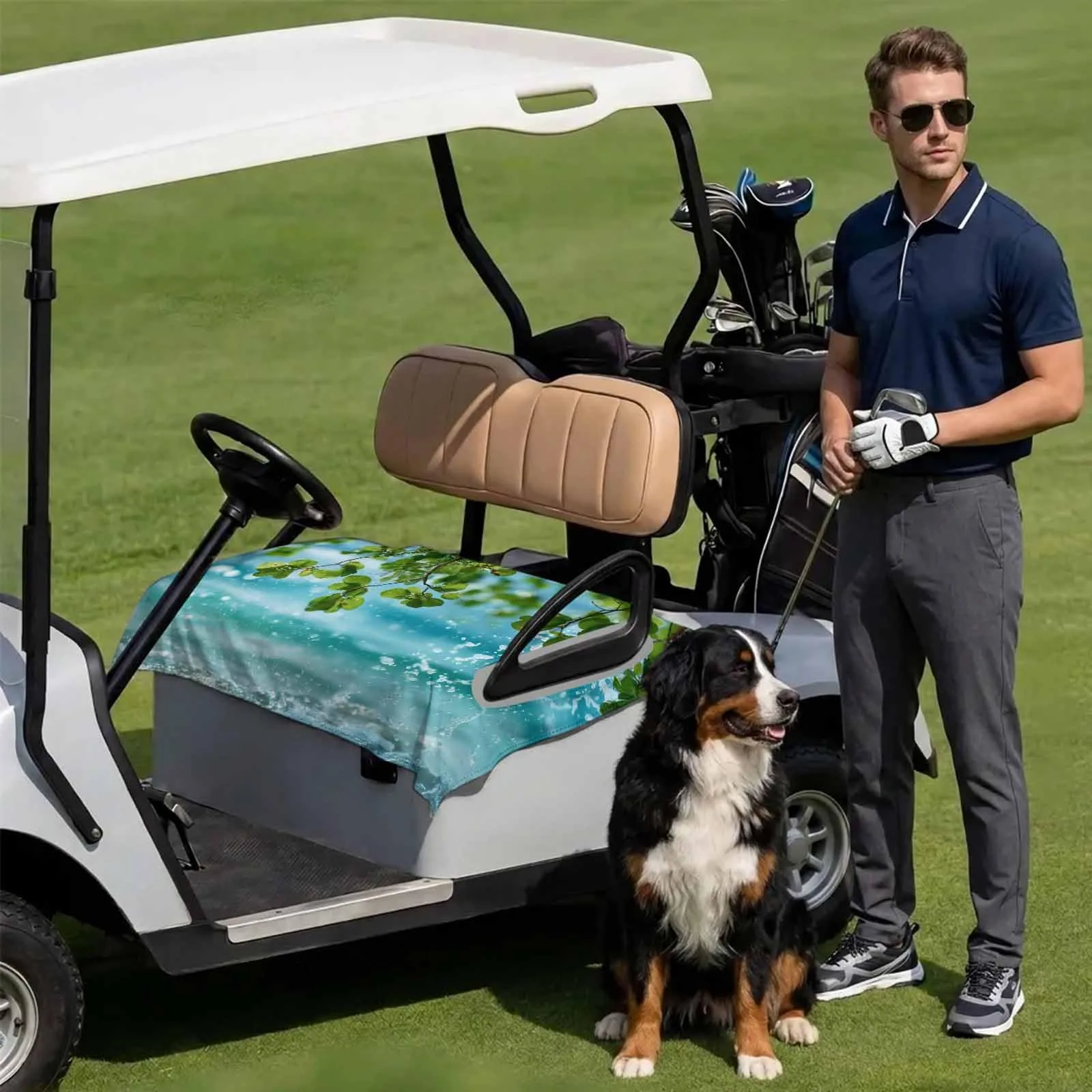 DecorLovee Golf Cart Seat Cover, 51 x 31 Inch image 3